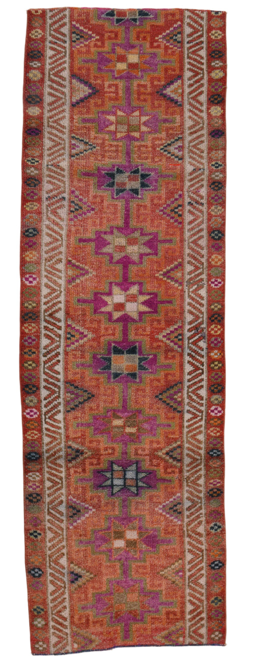 Textile with geometric pattern on a white background