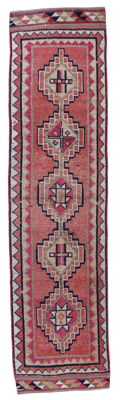 Traditional patterned rug on a white background