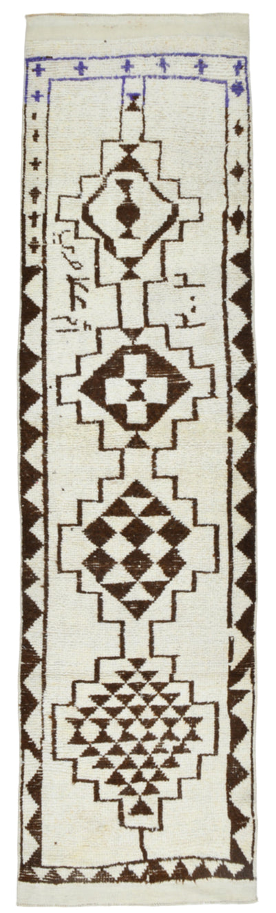 Textile with geometric pattern on a white background