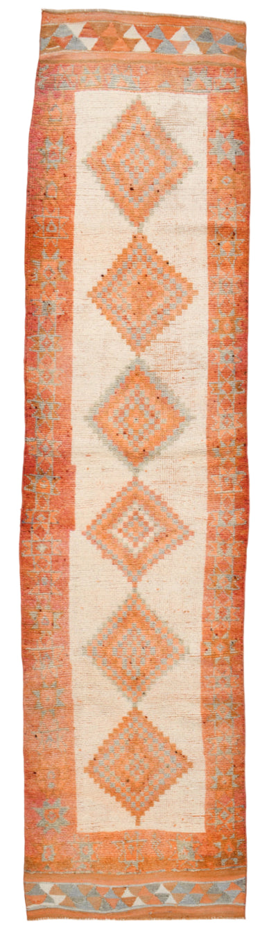 Textile with diamond patterns on a white background