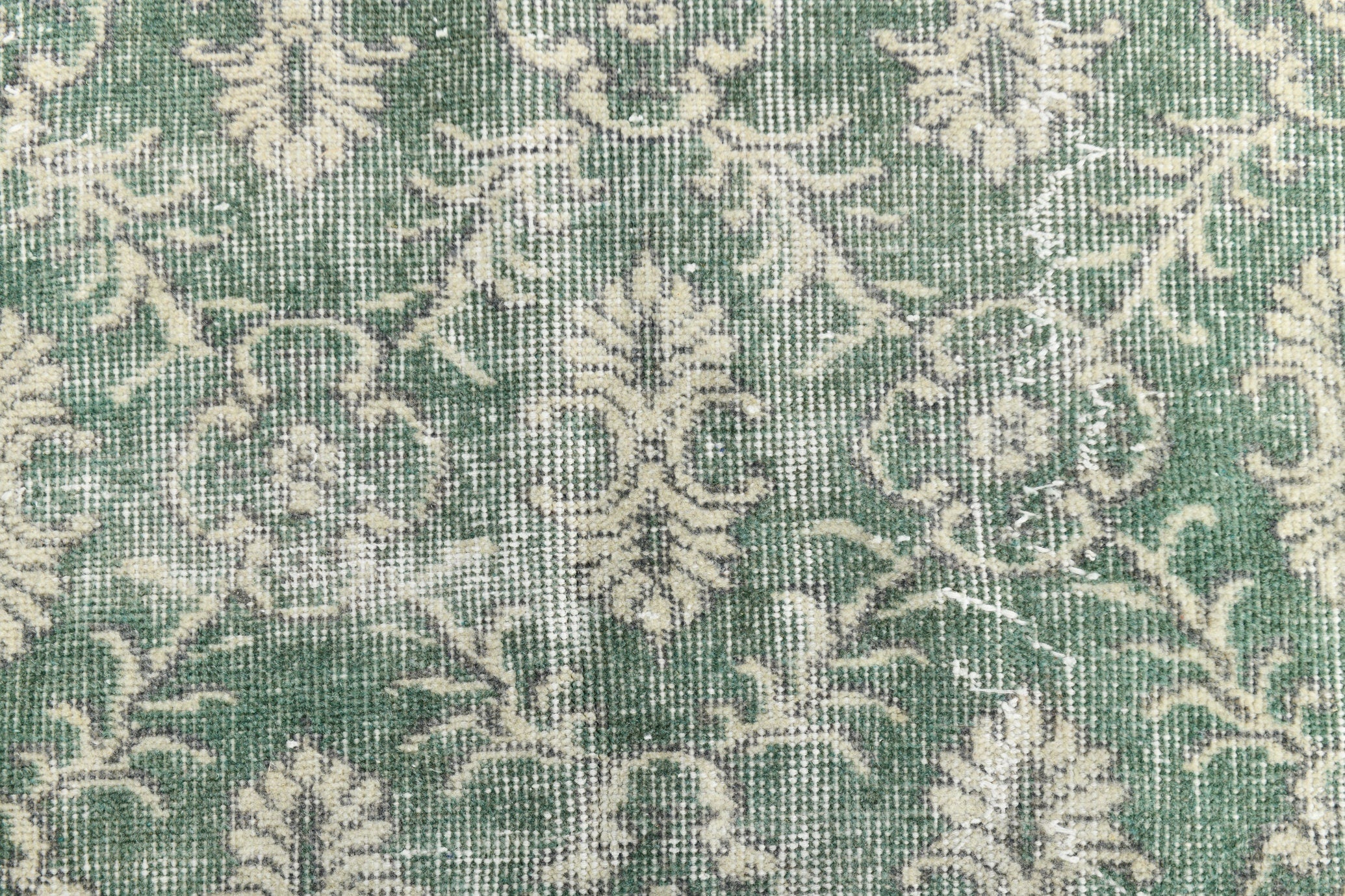 5’3’ x 7’10’ Turkish Vintage Rug Green