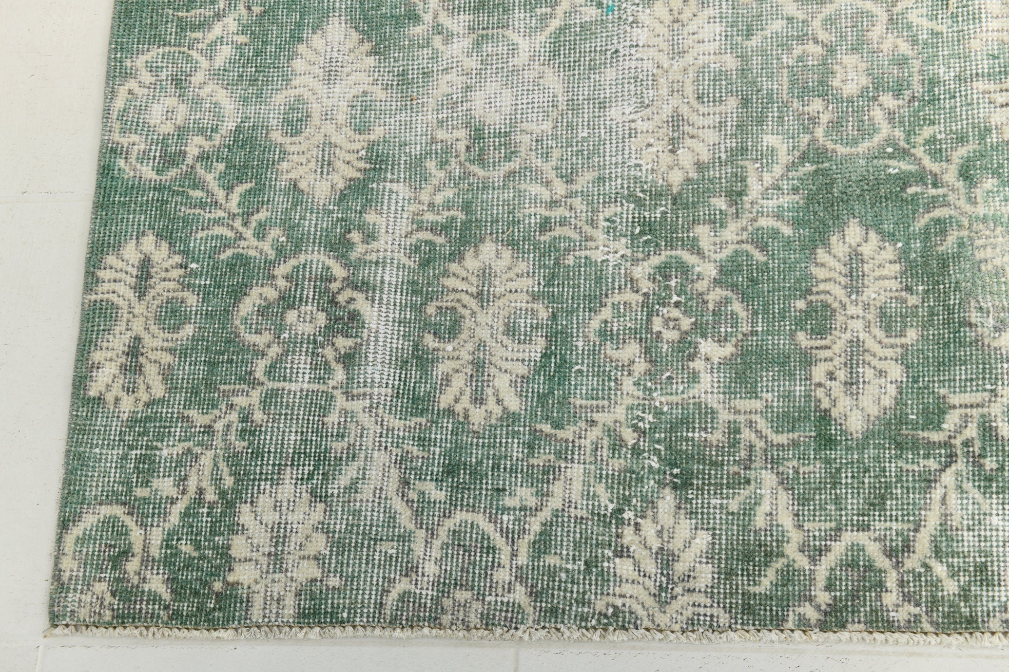 5’3’ x 7’10’ Turkish Vintage Rug Green