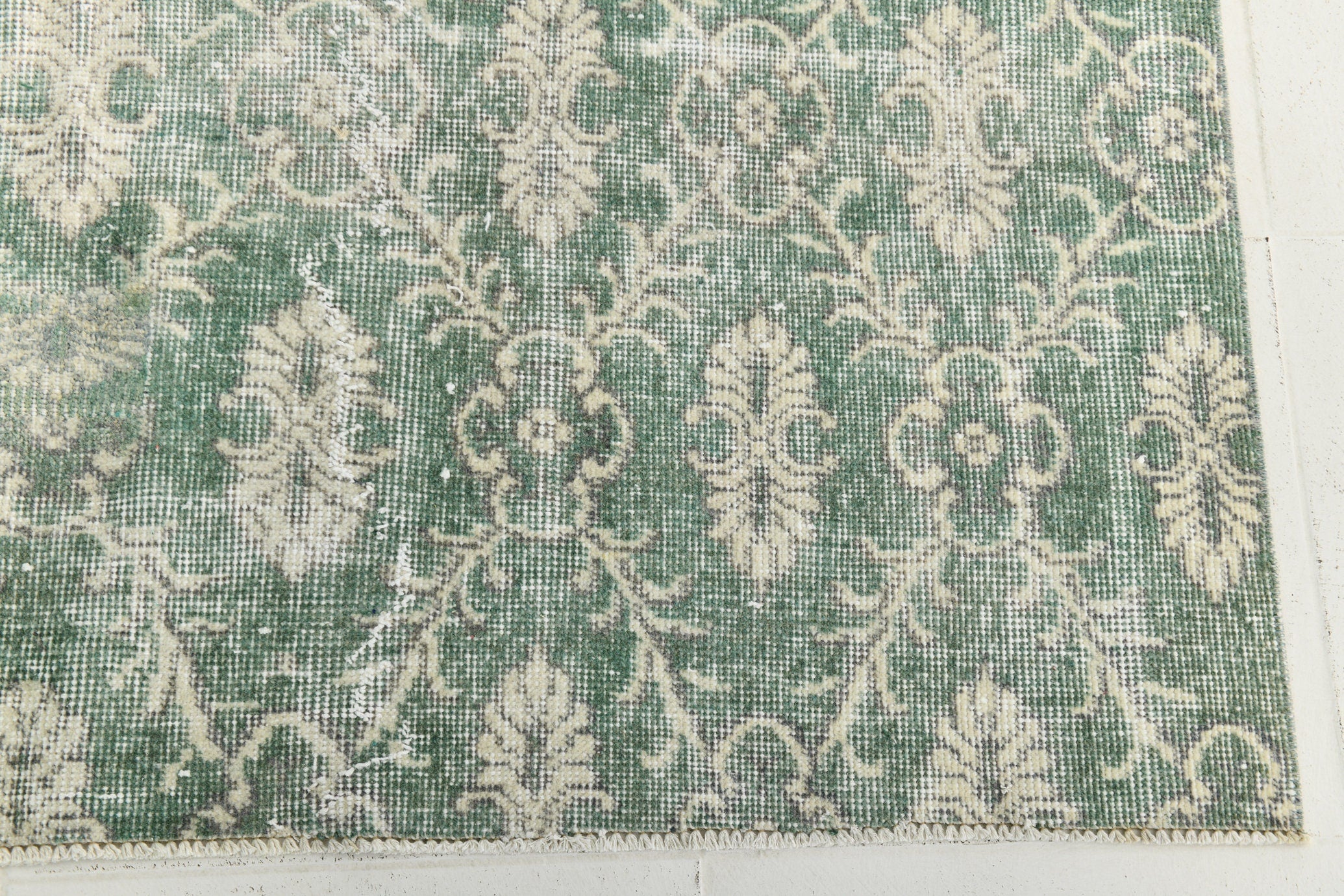 5’3’ x 7’10’ Turkish Vintage Rug Green