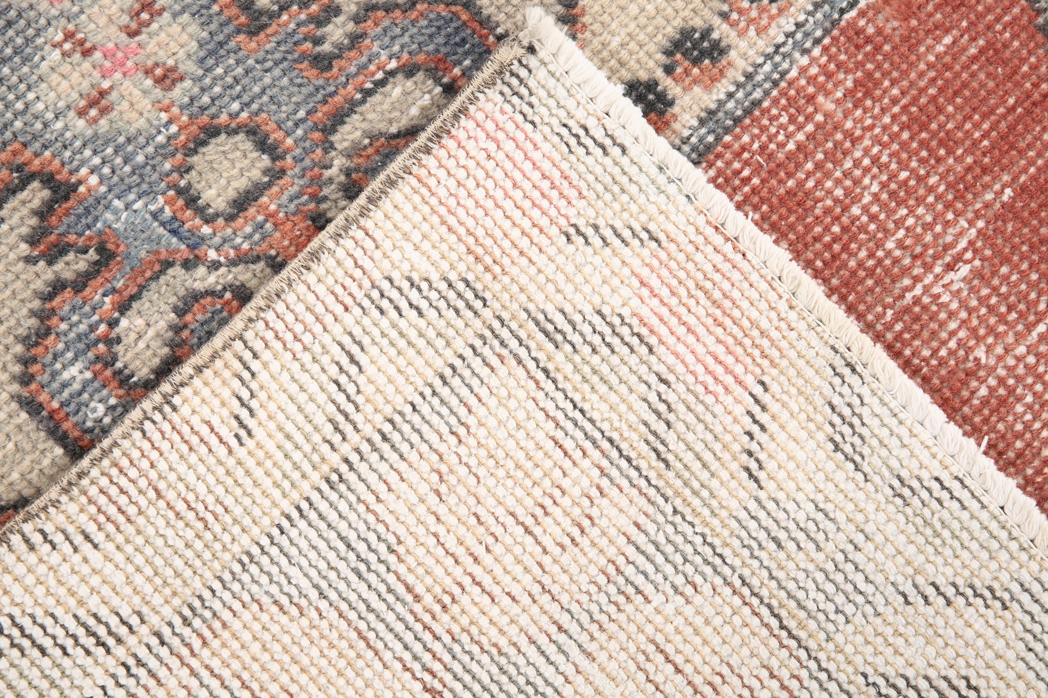 Turkish Vintage Rug  4'2" x 7'3" ft