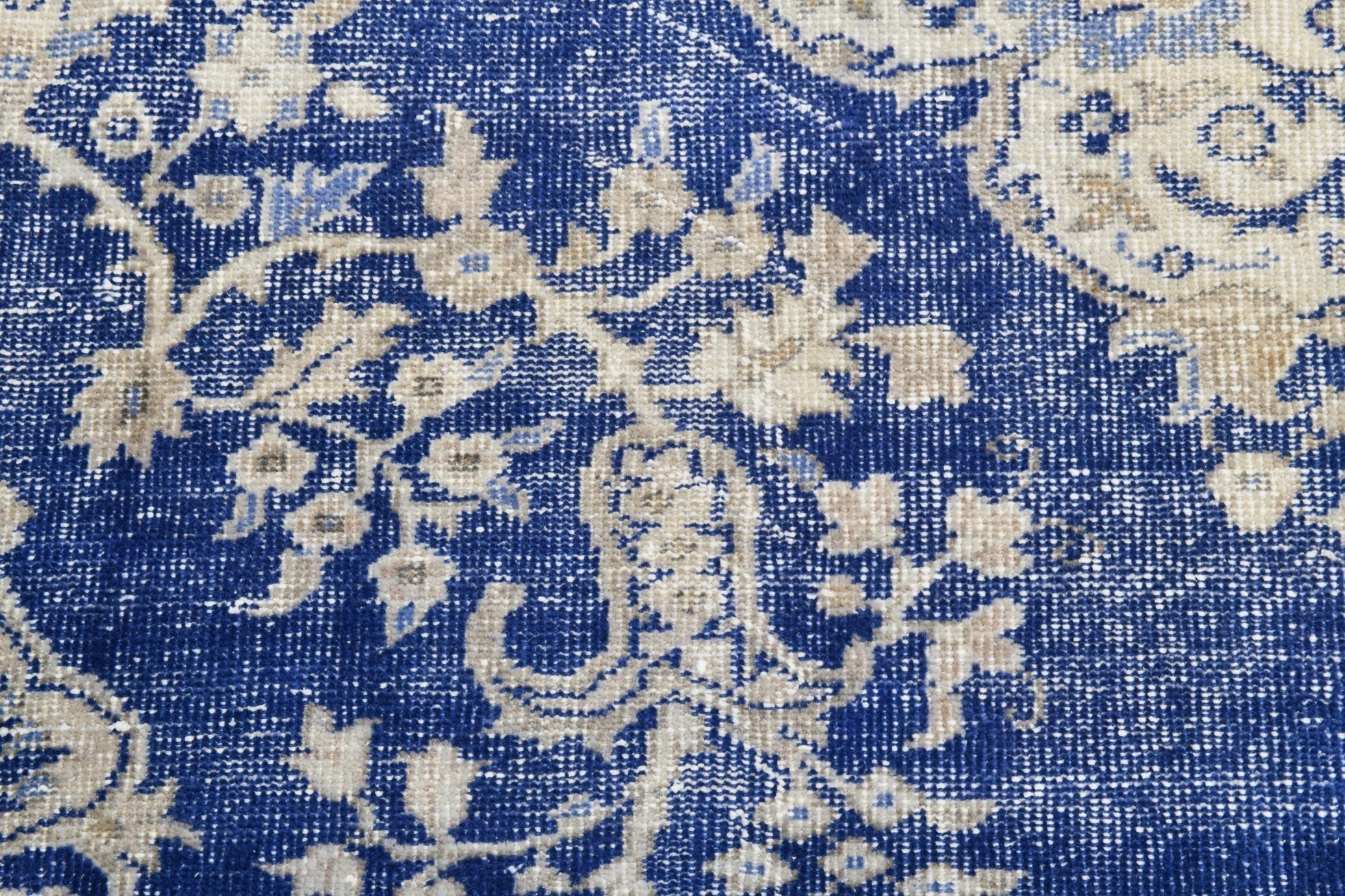 8’2’’ x 10’11’’ ft Turkish Vintage Rug - Midnight Blue