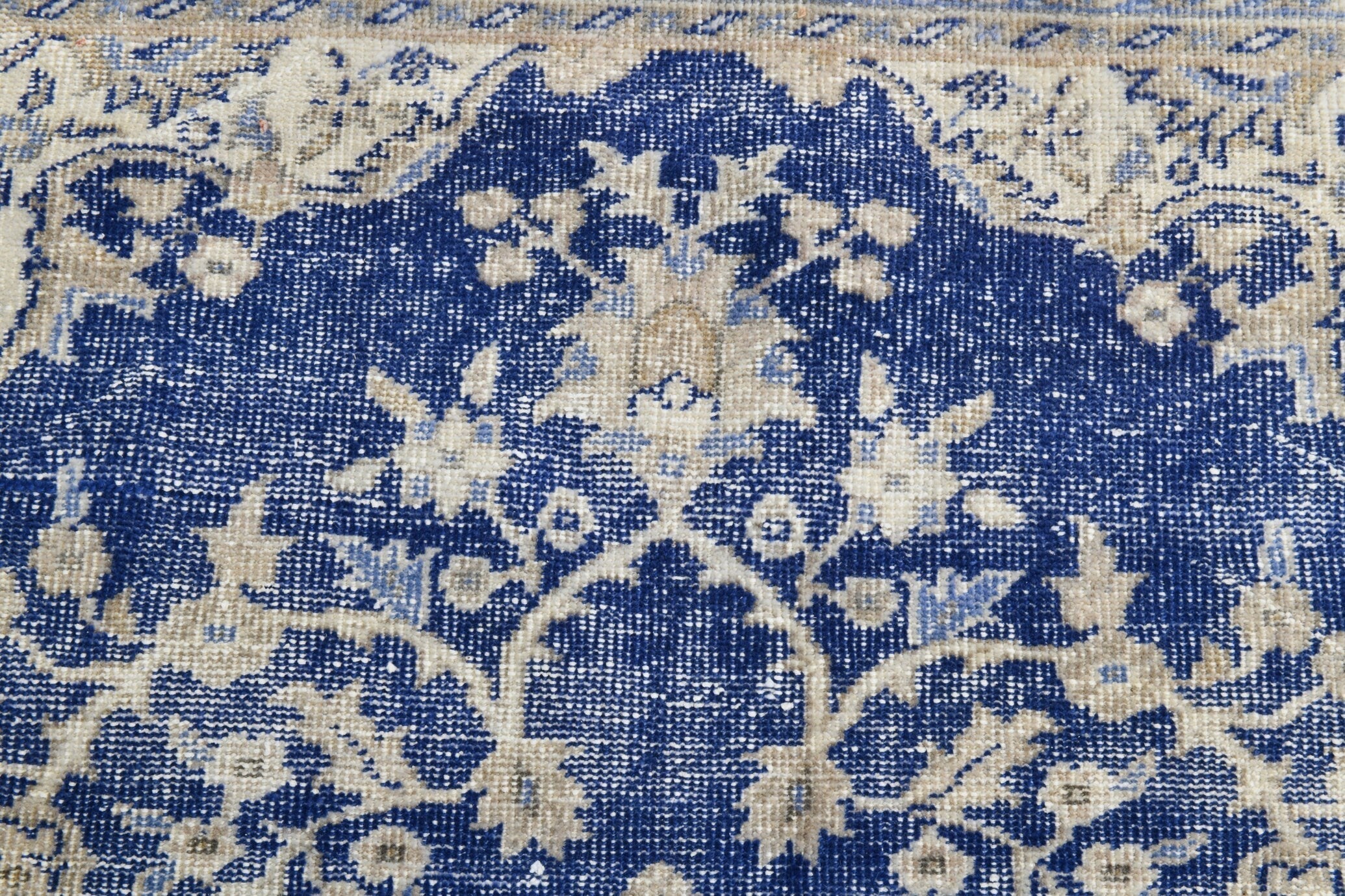 8’2’’ x 10’11’’ ft Turkish Vintage Rug - Midnight Blue