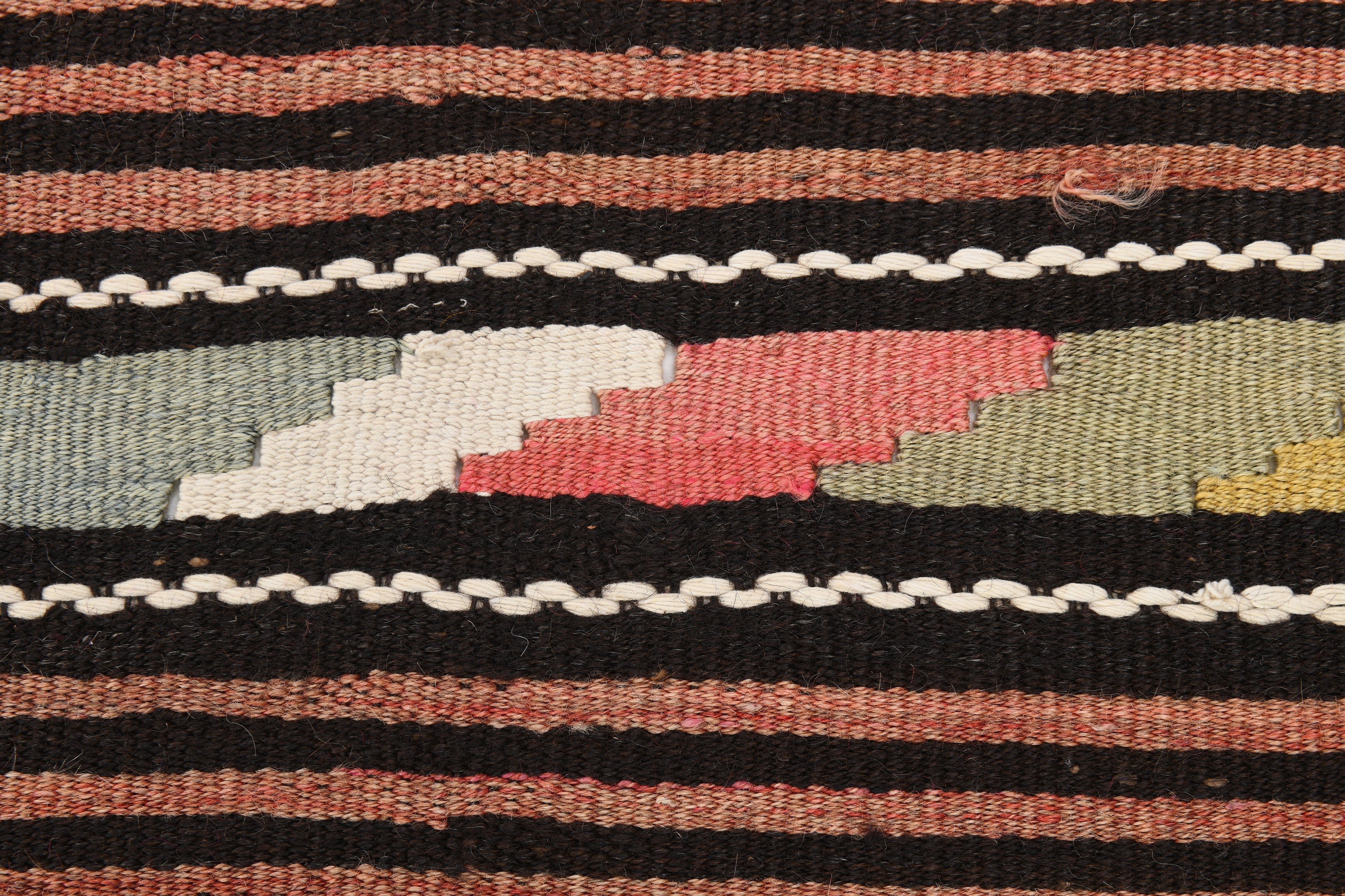 Vintage Kilim Anatolian 4'1" x 9'10" ft