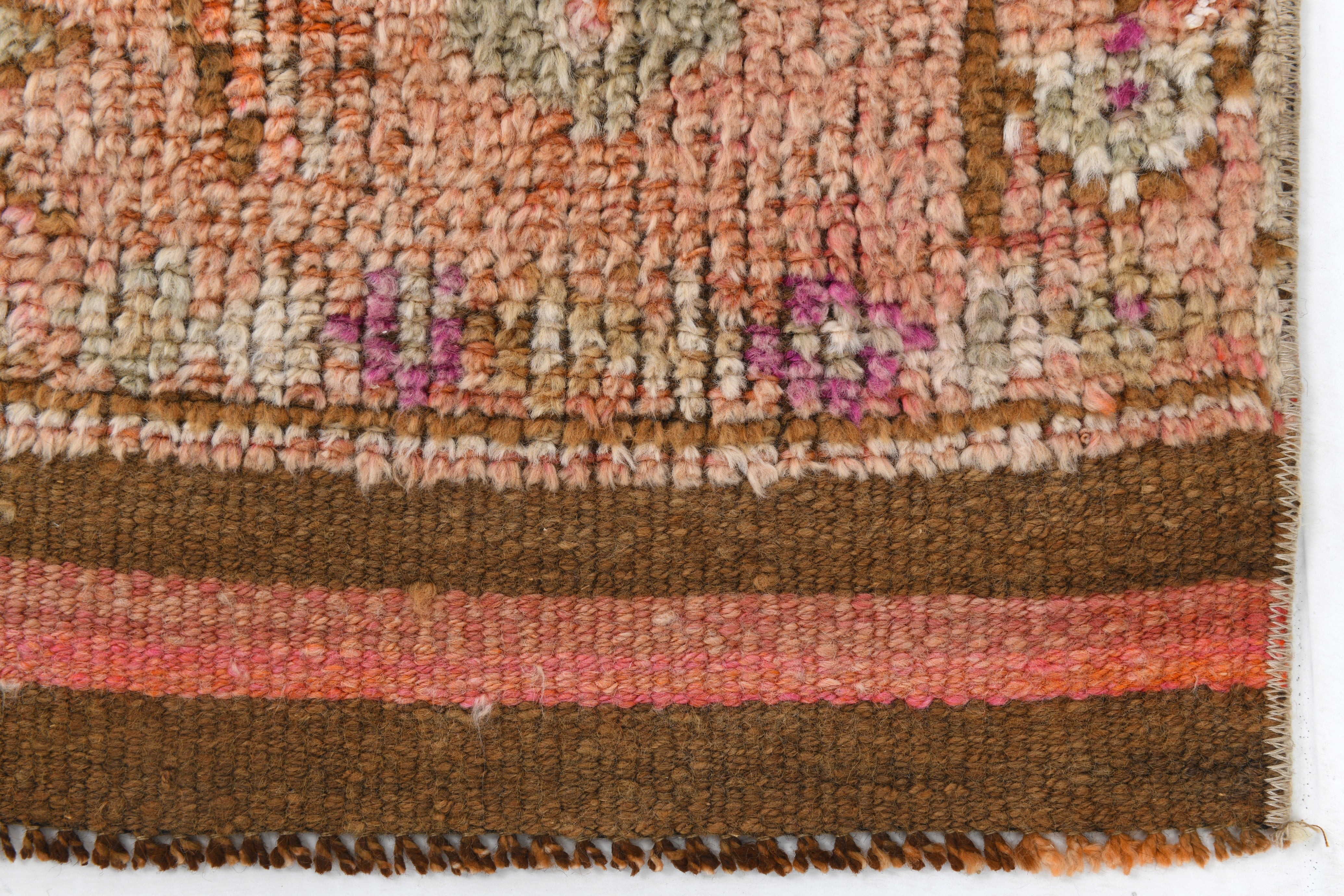 Vintage Herki Runner Rug 2'7" x 13'4" ft