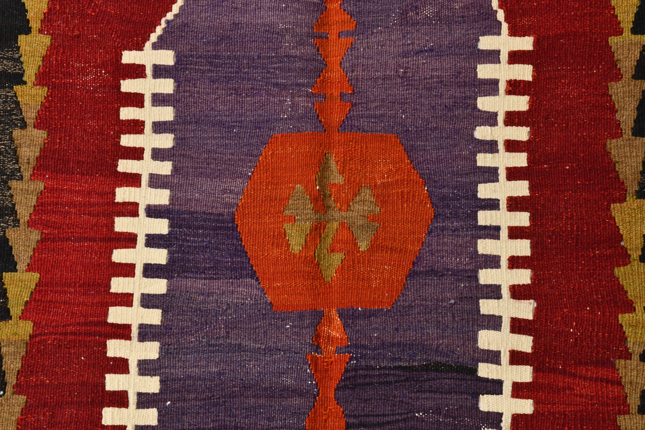 Vintage Anatolian Traditional Turkish Kilim , Small 2'11" x 4'9" ft
