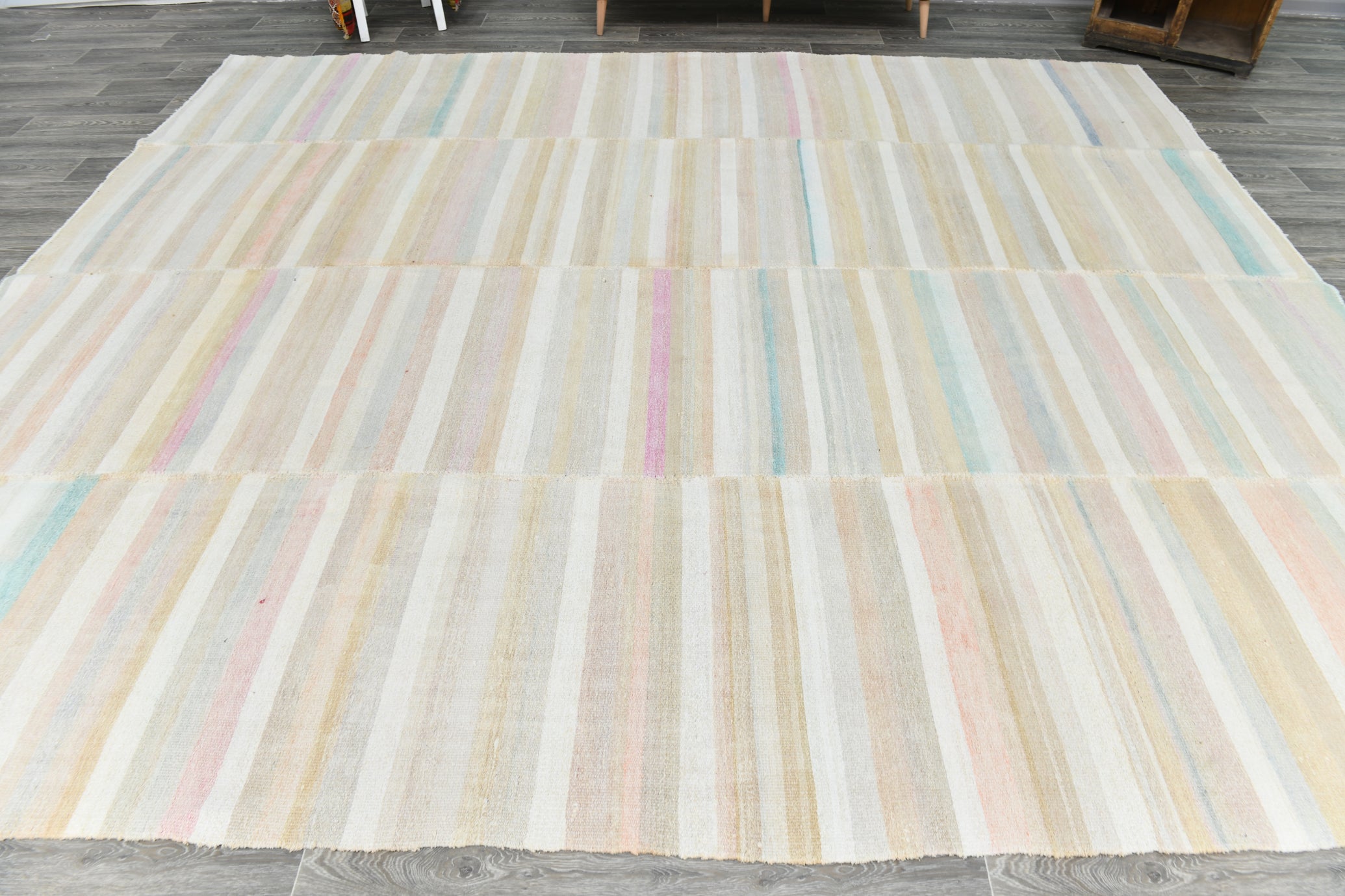 Turkish Hemp Ethnic Rug 10'1" x 11'10"