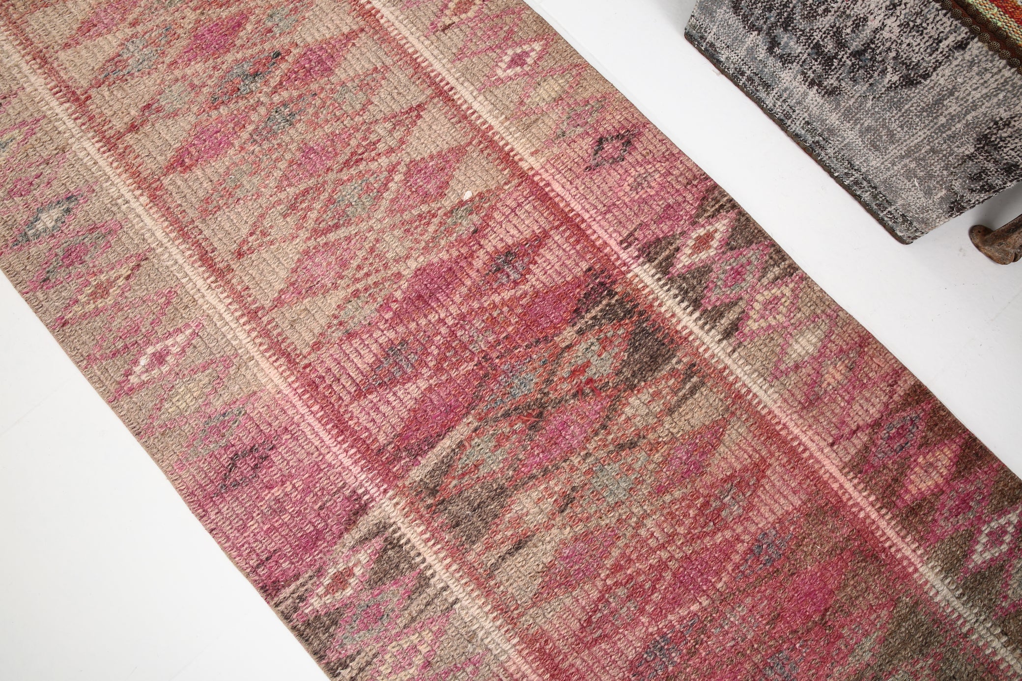 Vintage Herki Runner Rug 2'9" x 12'11" ft