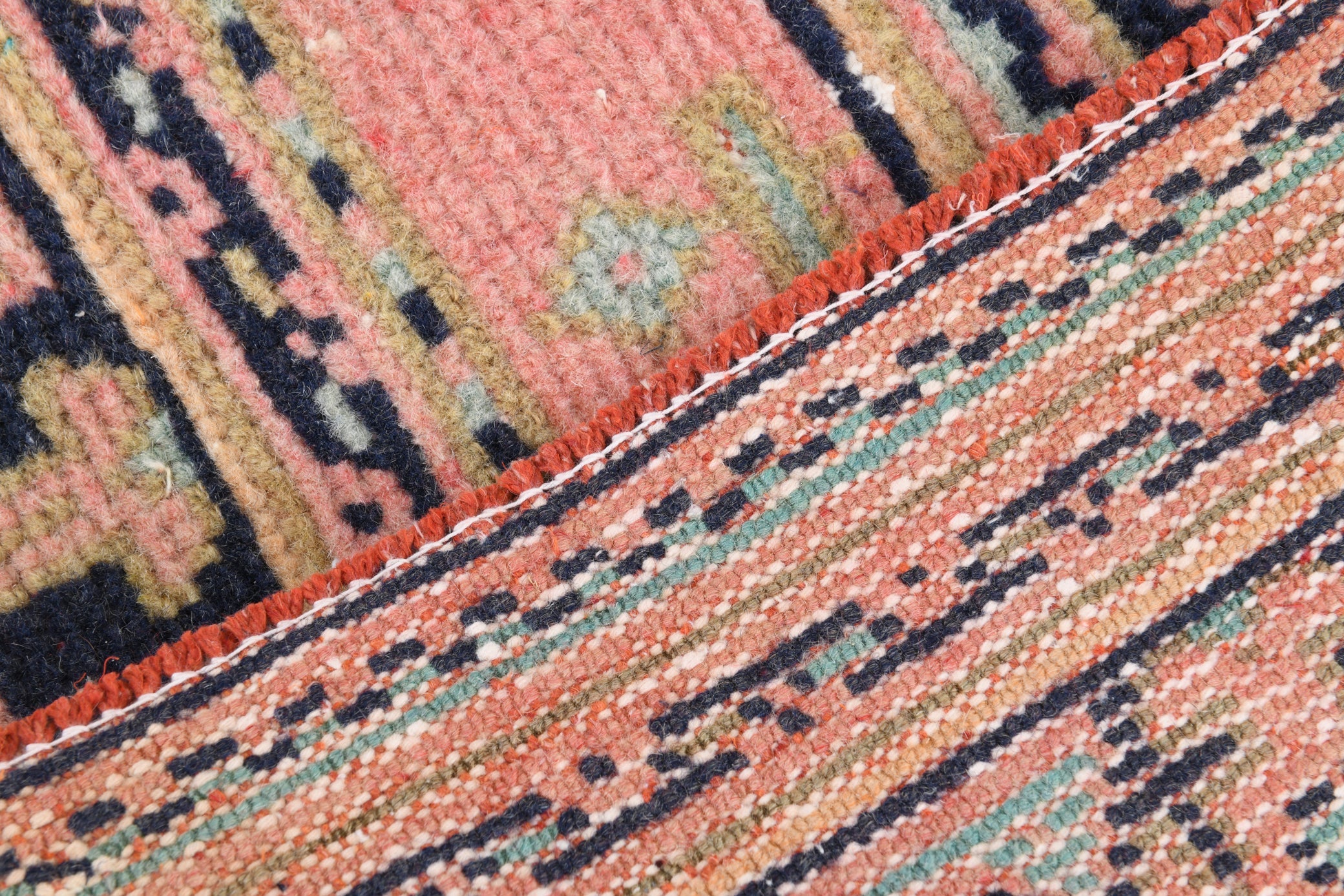 Turkish Vintage Rug  4'7" x 11'1" ft