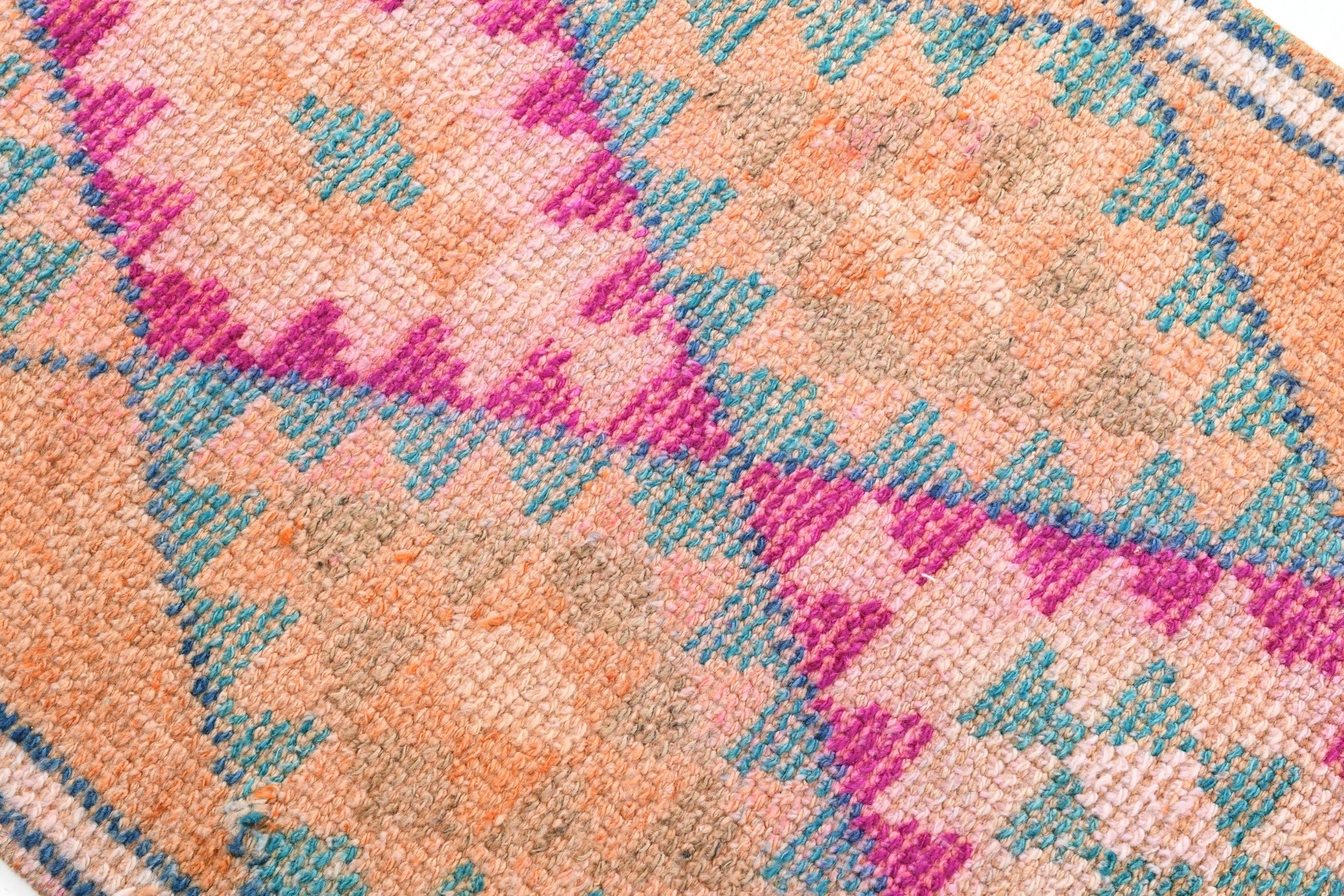 Vintage Herki Runner Rug 2'5" x 12'1" ft