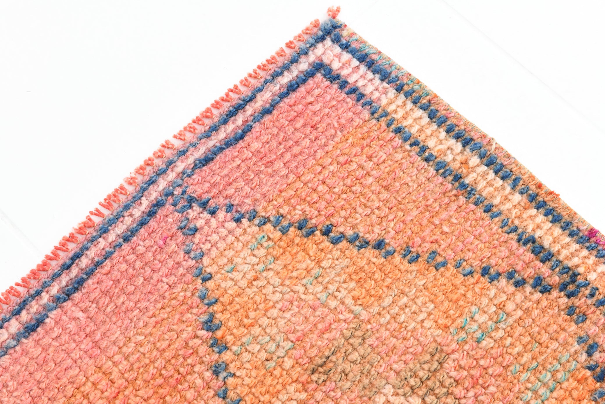 Vintage Herki Runner Rug 2'5" x 12'1" ft