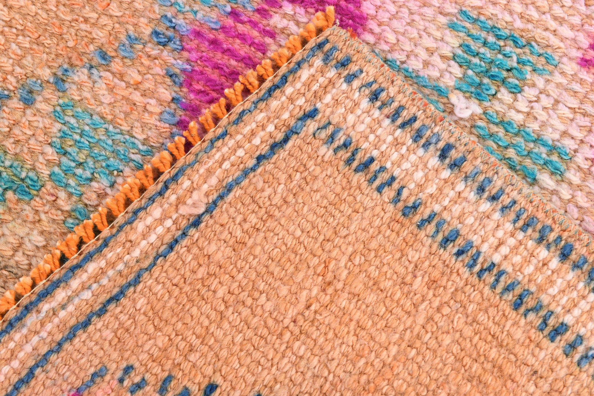 Vintage Herki Runner Rug 2'5" x 12'1" ft