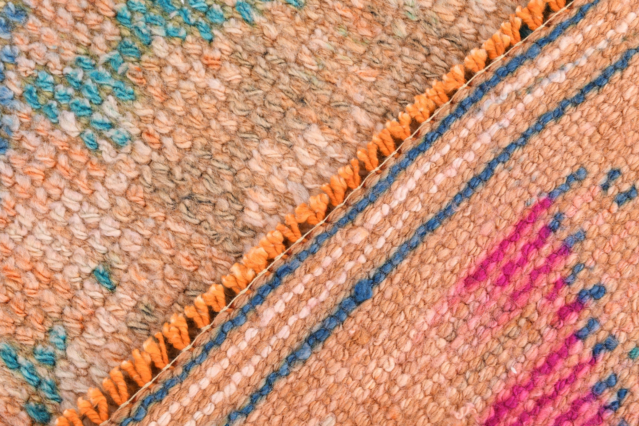 Vintage Herki Runner Rug 2'5" x 12'1" ft