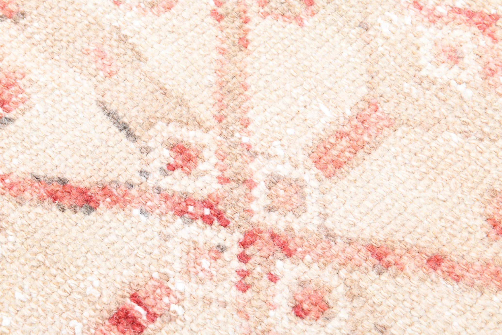 2' x 10' Red Turkish Vintage Runner Rug - 7265