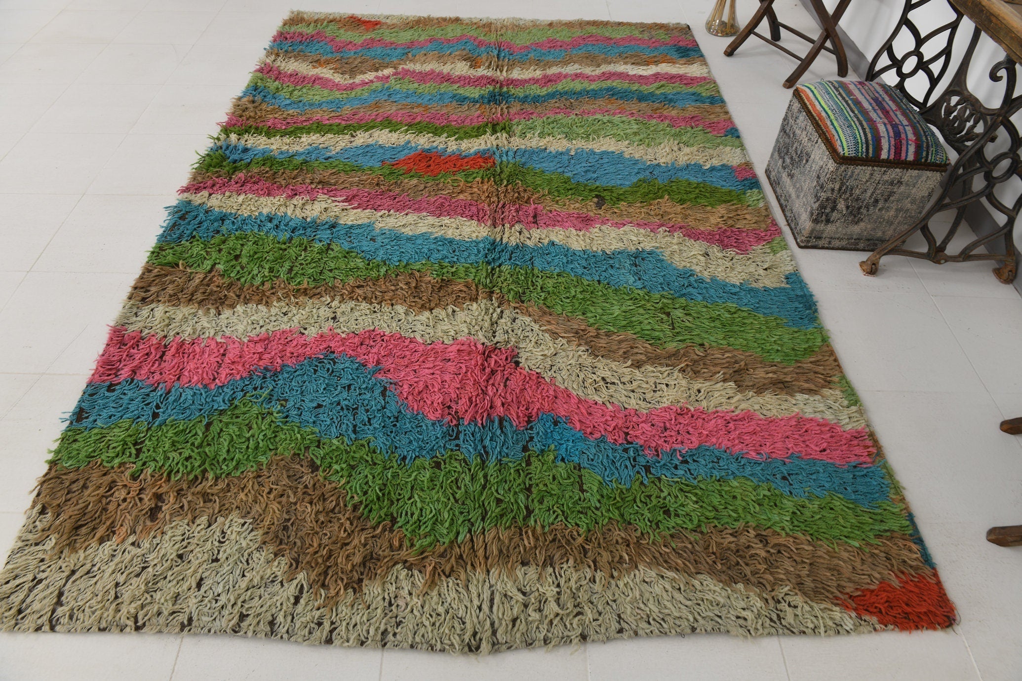 Kilim Tulu Filikli 6’9’’ x 10’1’’ ft