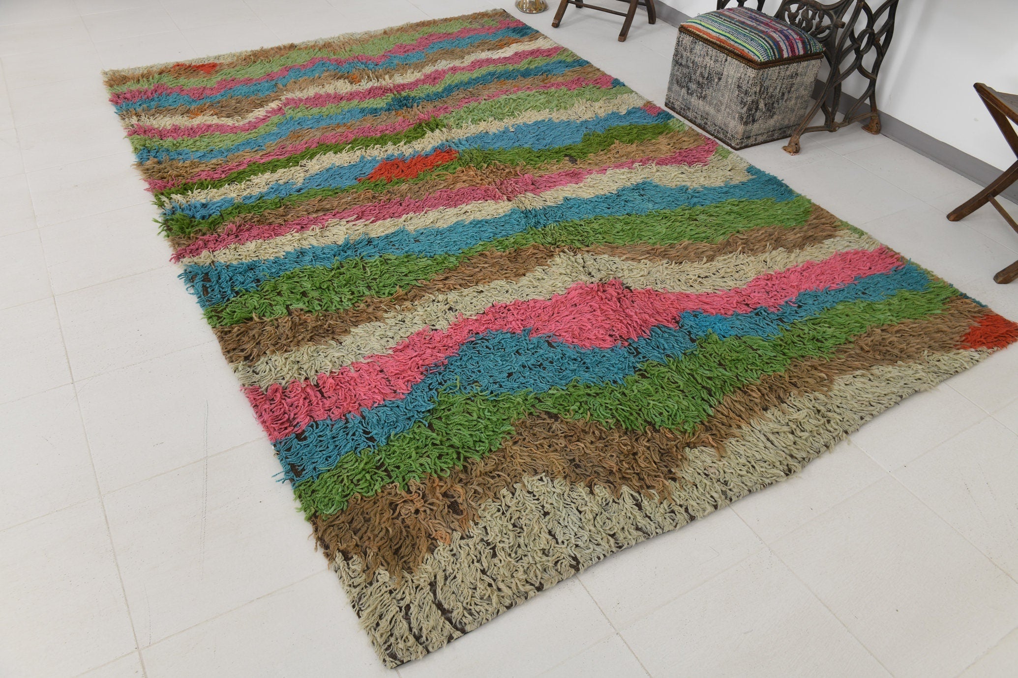 Kilim Tulu Filikli 6’9’’ x 10’1’’ ft
