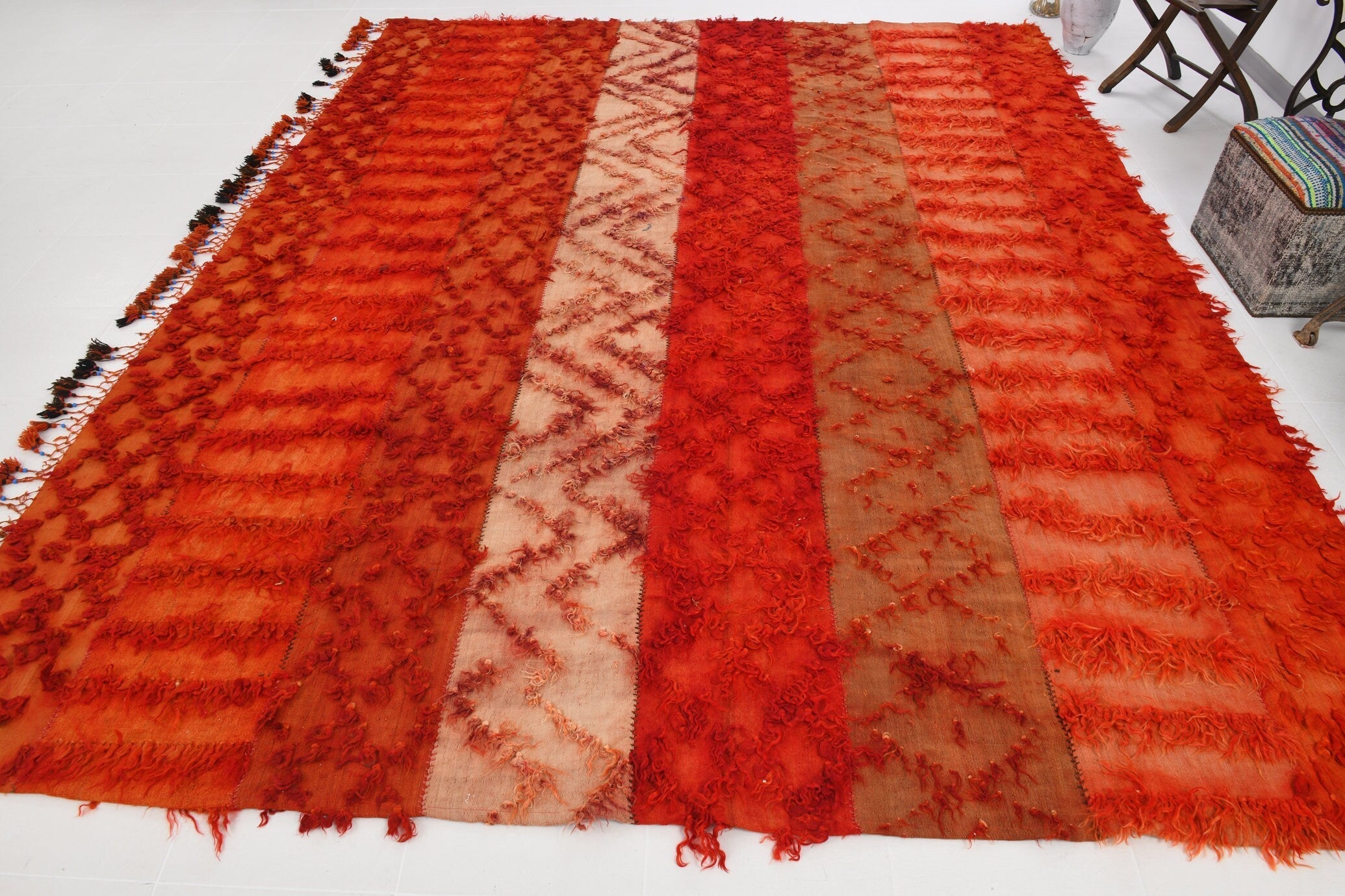 Kilim Tulu Filikli 9’9’’ x 12’1’’ ft