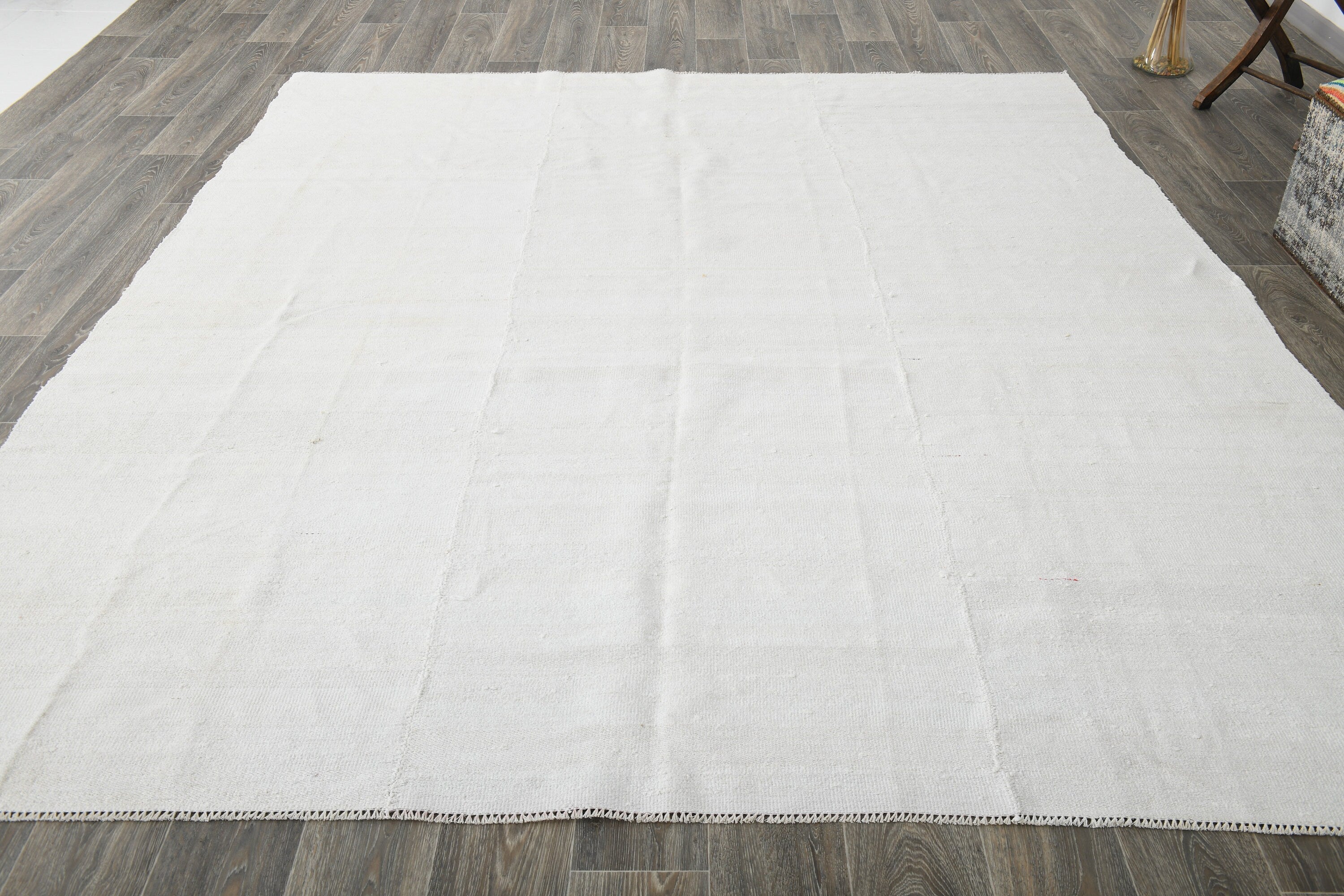 Modern Hemp Kilim 7'10" x 9'1" ft