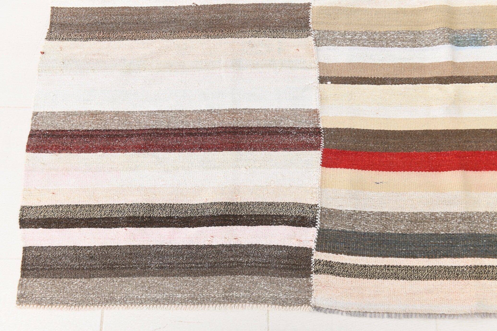 Modern Hemp Kilim 7’5’’ x 11’7’’ ft