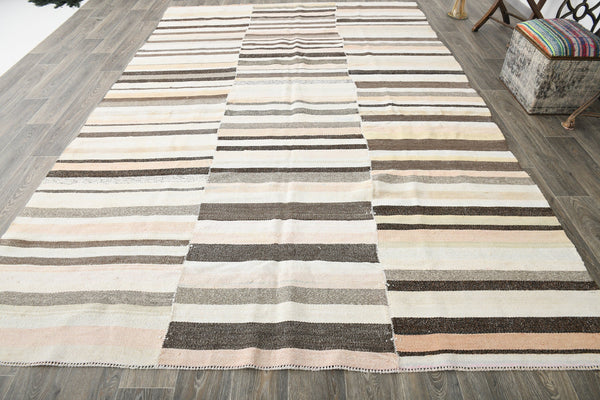Modern Hemp Kilim 7'6" x 11'7" ft
