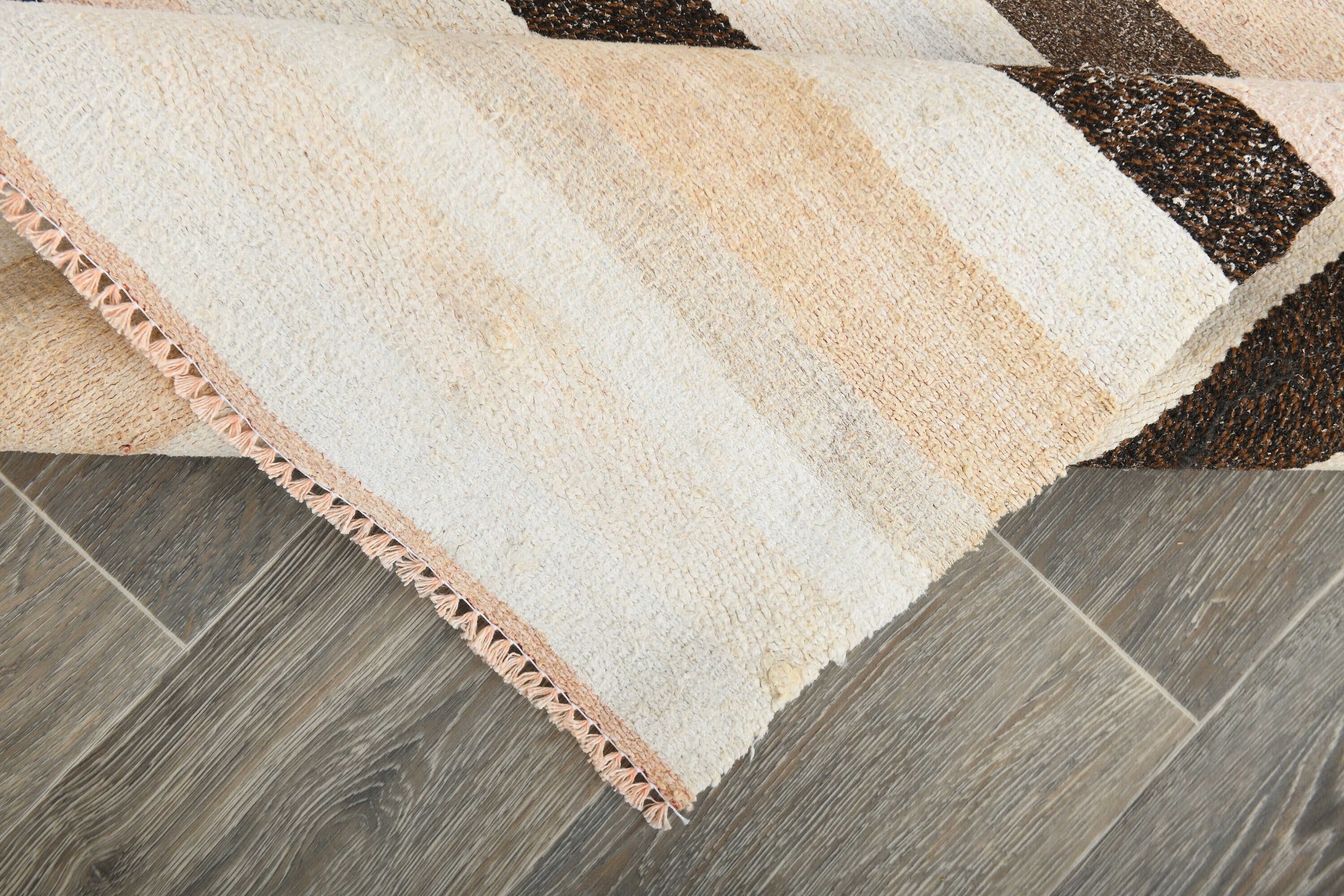 Modern Hemp Kilim 7'6" x 11'7" ft