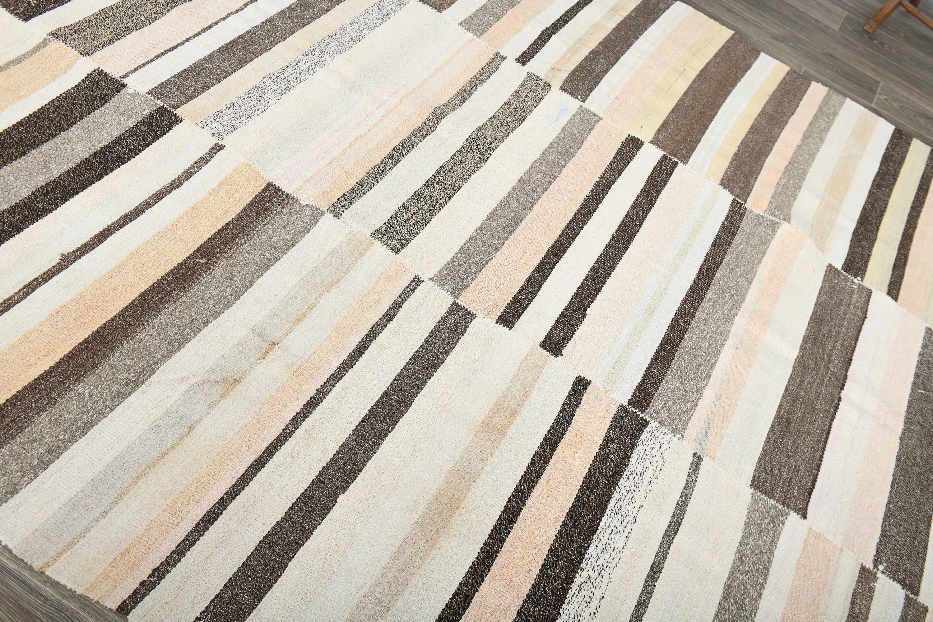 Modern Hemp Kilim 7'6" x 11'7" ft