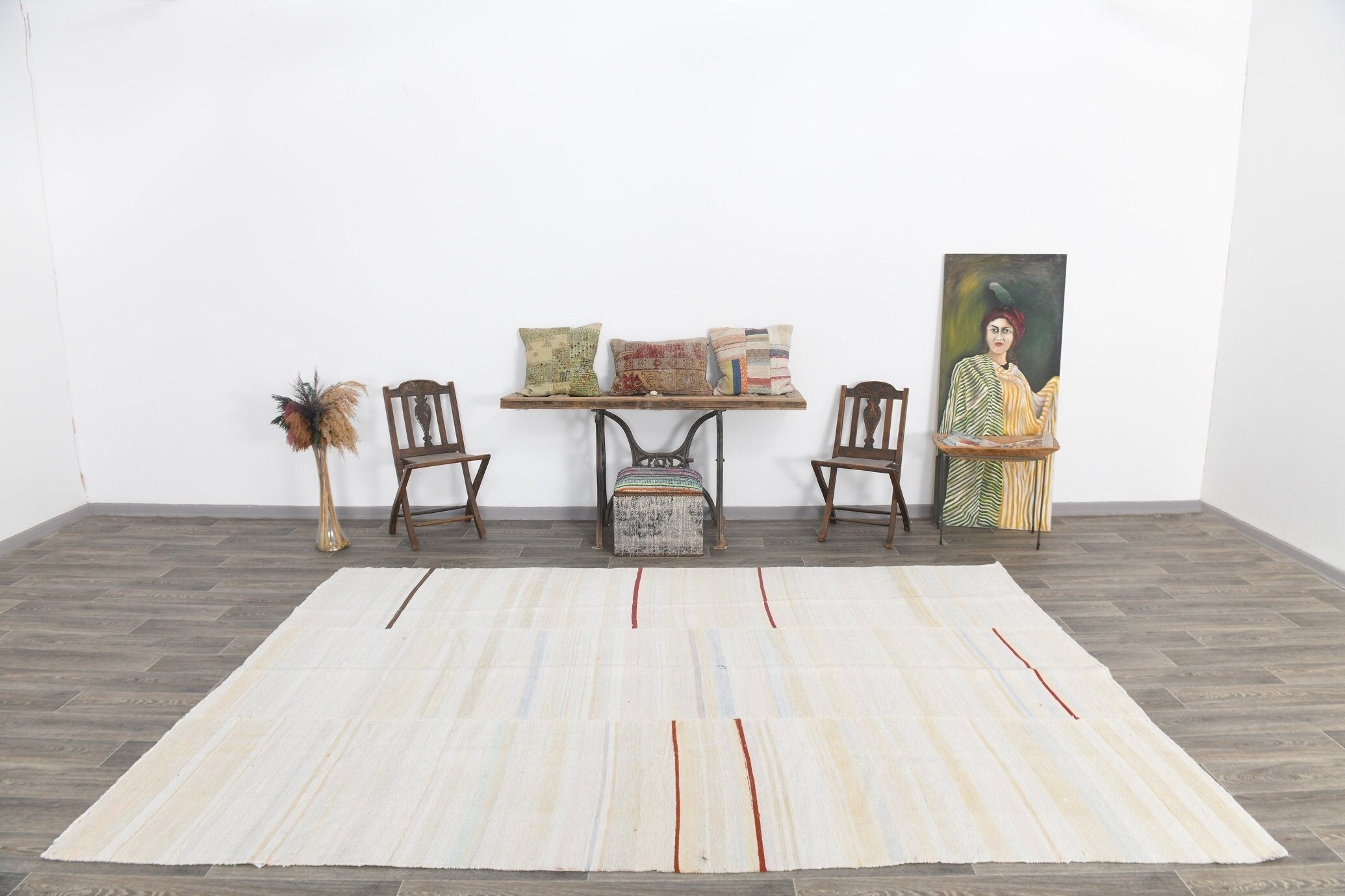 Modern Hemp Kilim 7’7’’ x 10’11’’ ft