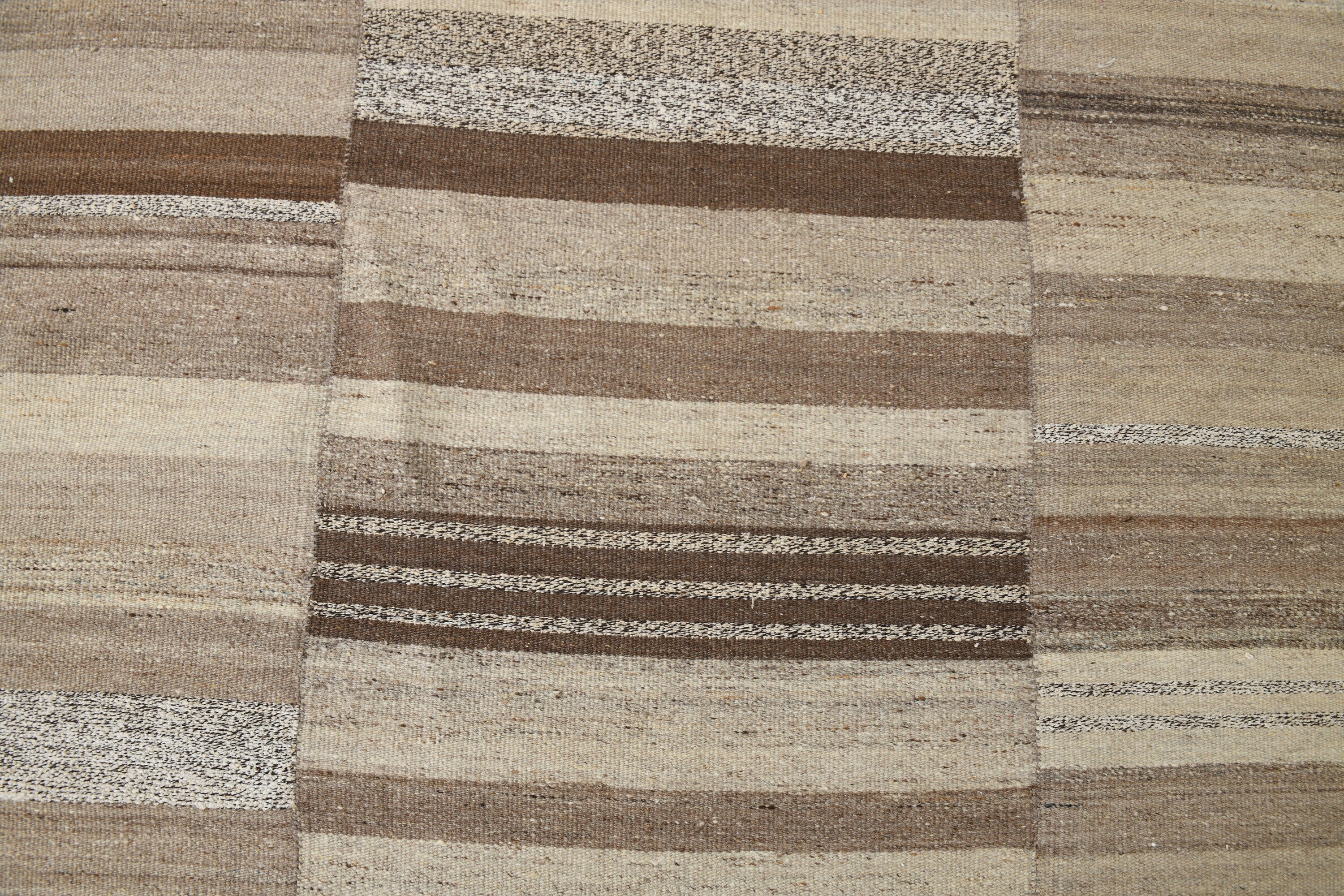 Modern Kilim Manzandaran 10’0’’ x 10’10’’ ft