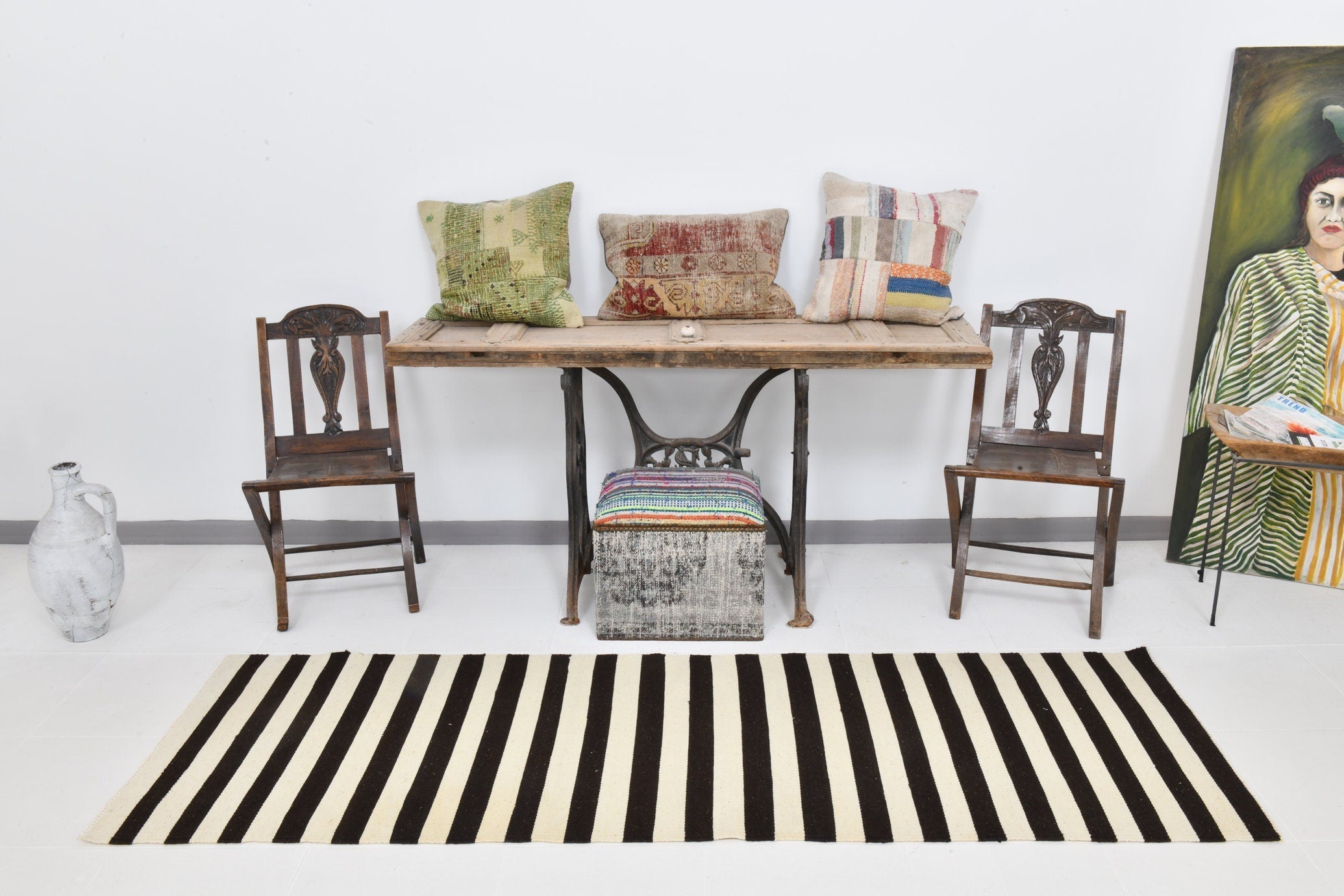 Modern Kilim Manzandaran 2’7’’ x 8’2’’ ft