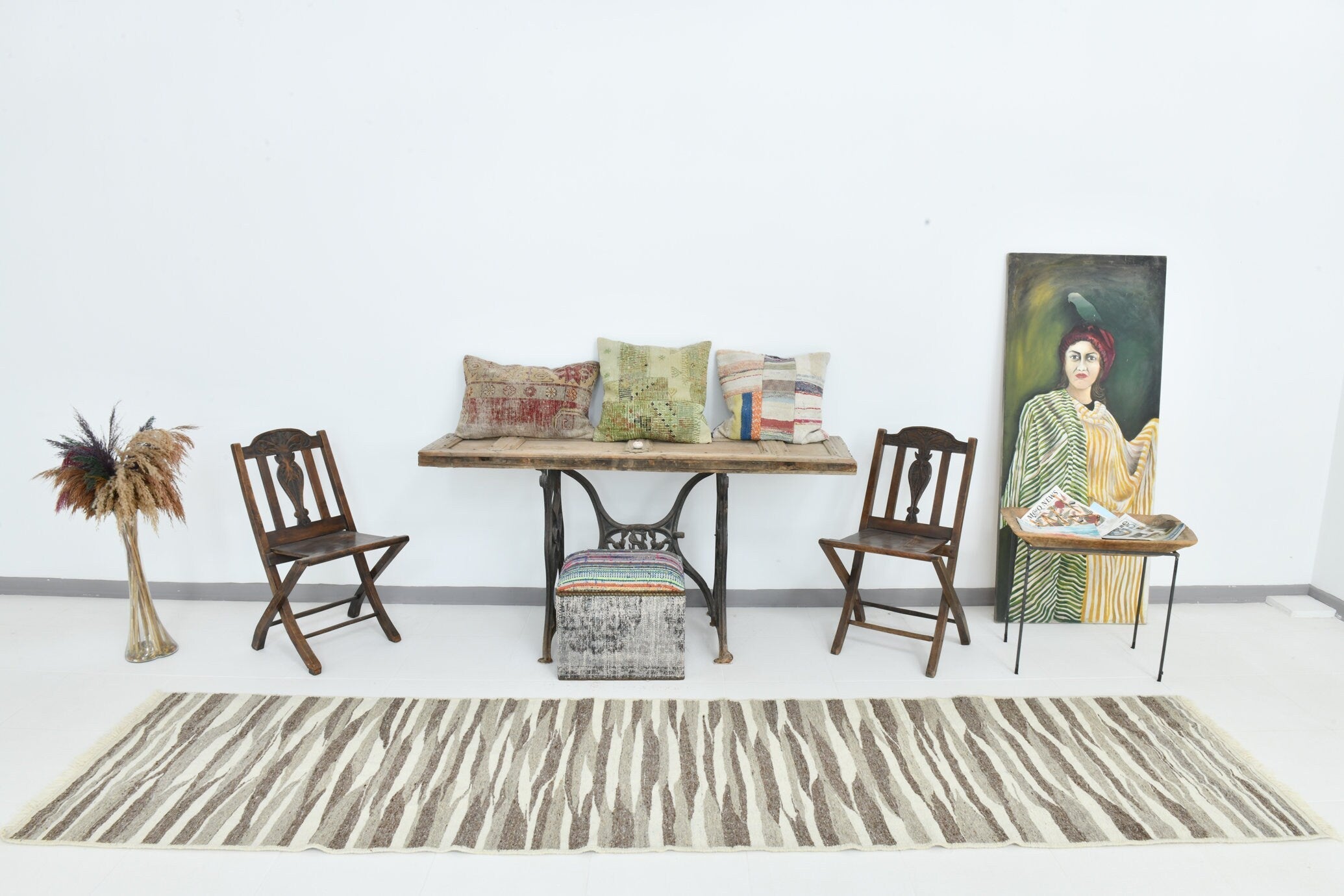 Modern Kilim Manzandaran 2’9’’ x 11’9’’ ft