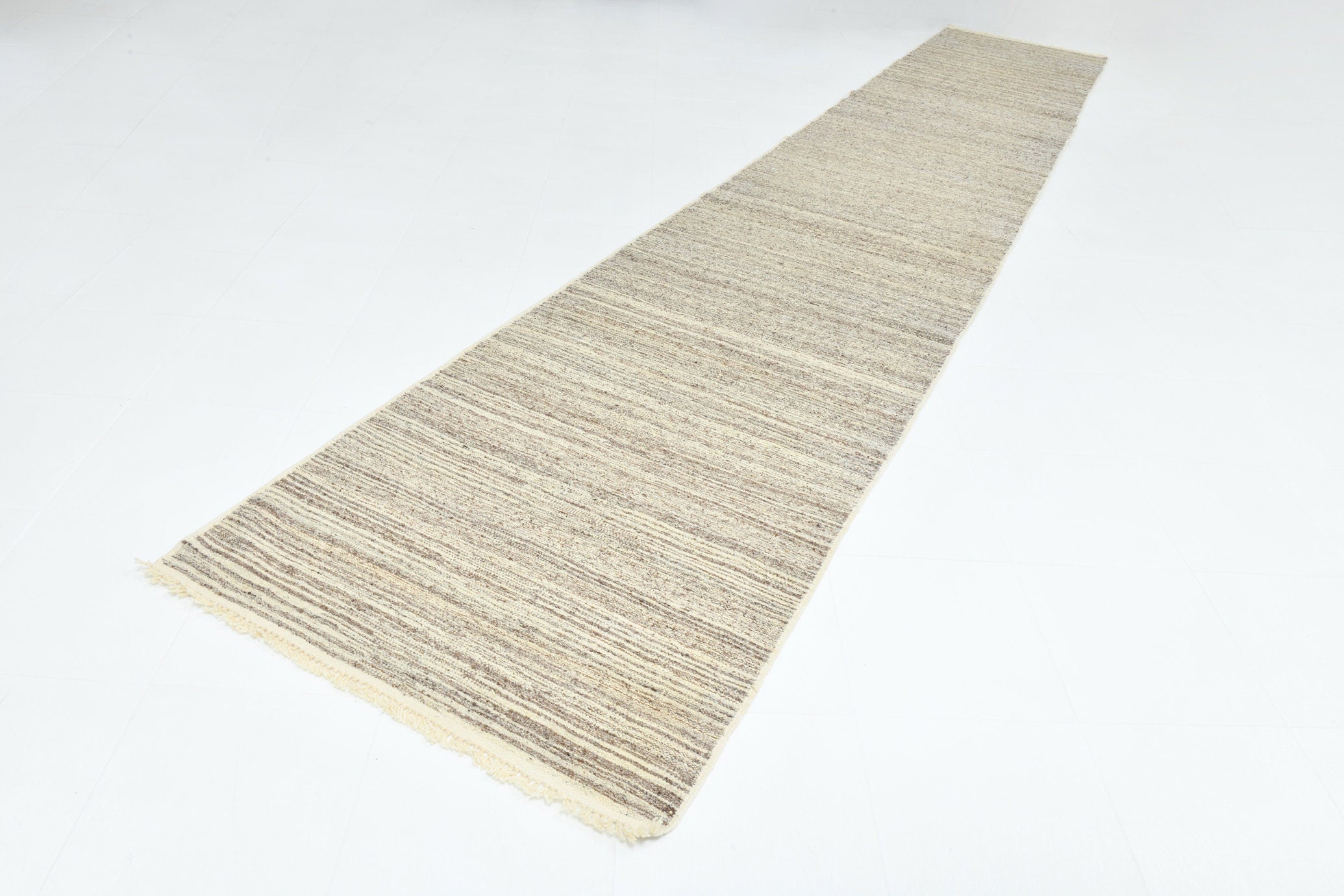 Modern Kilim Manzandaran 3'9" x 20'9" ft