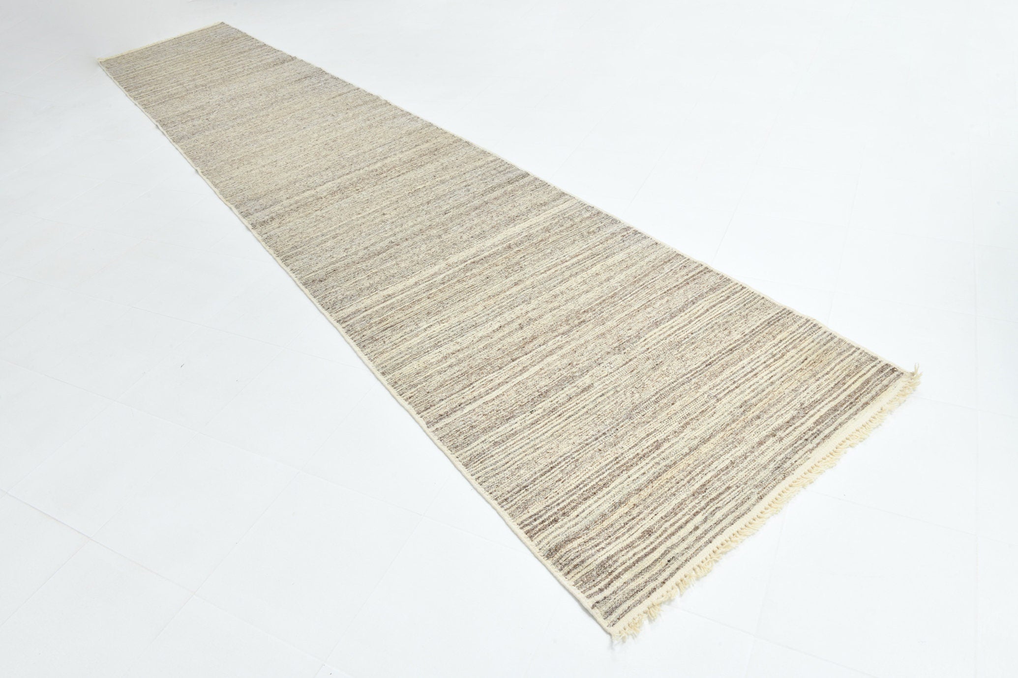 Modern Kilim Manzandaran 3'9" x 20'9" ft