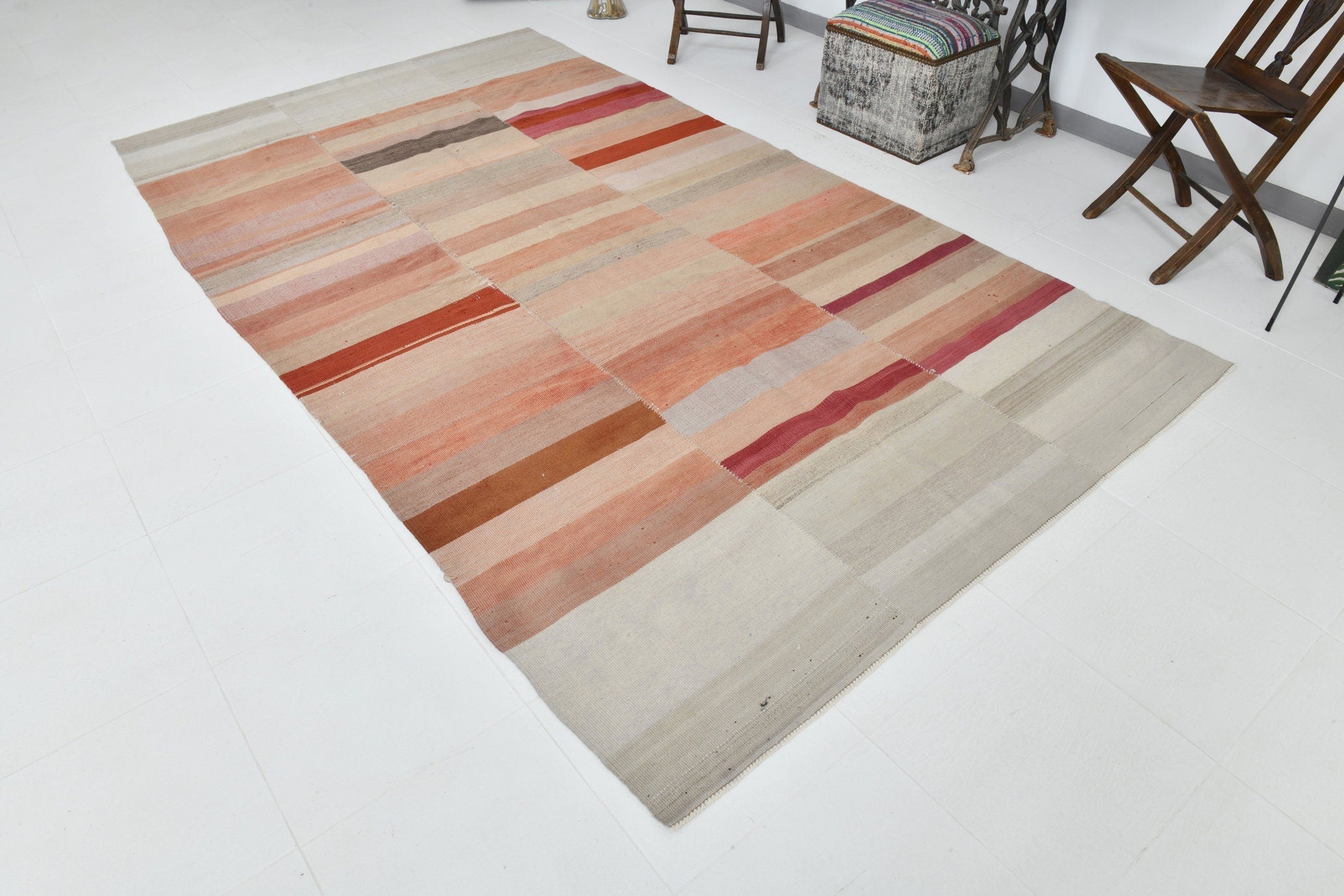 Modern Kilim Manzandaran 5'11" x 10'7" ft
