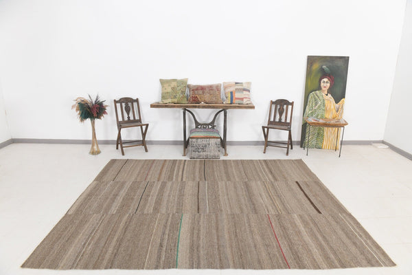 Modern Kilim Manzandaran 7'5" x 9'7" ft