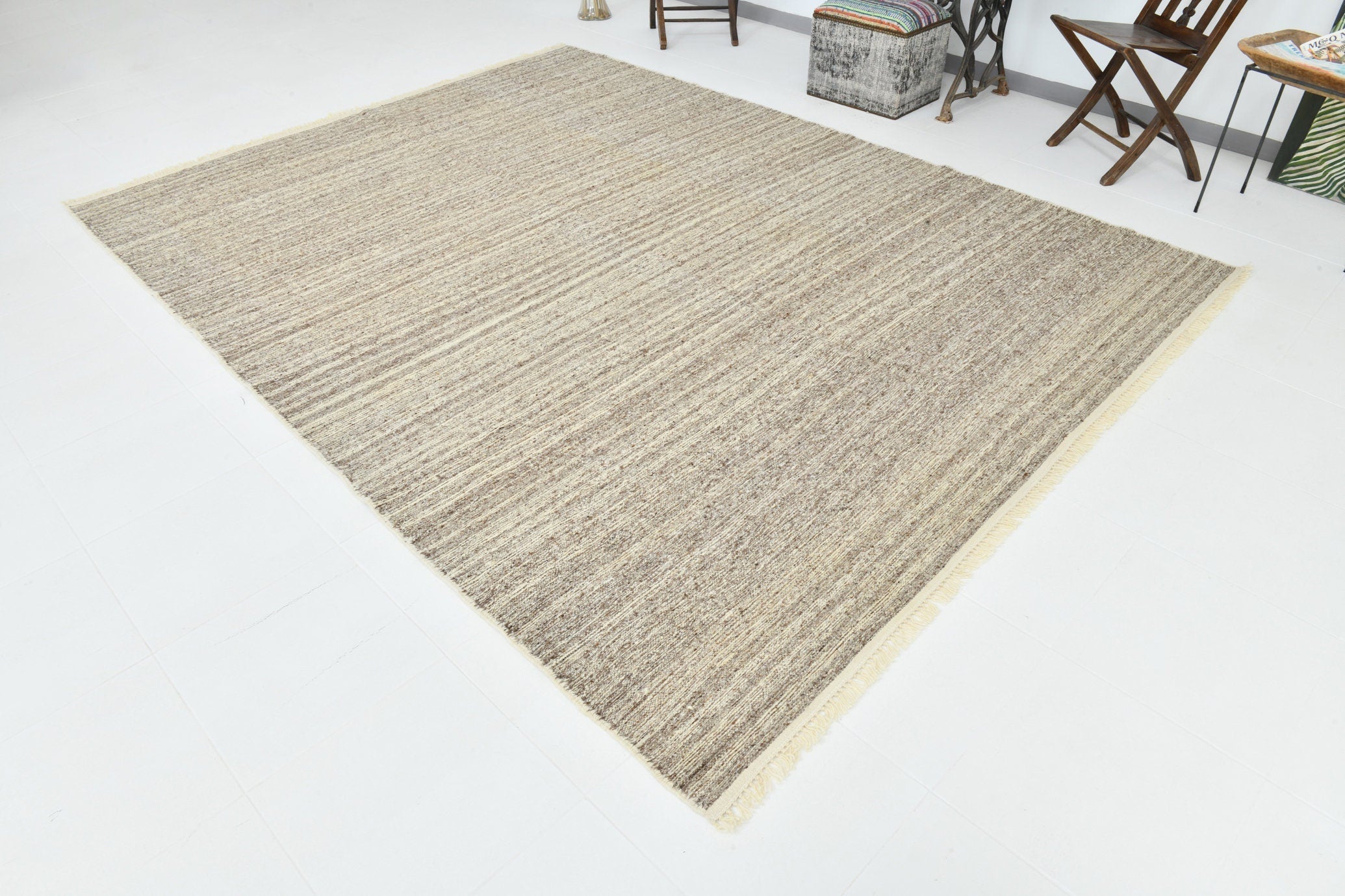 Modern Kilim Manzandaran 8'0" x 10'8" ft