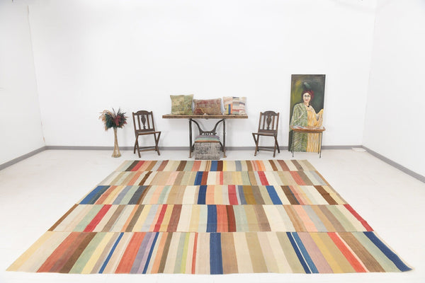 Modern Kilim Manzandaran 9'11" x 11'1" ft