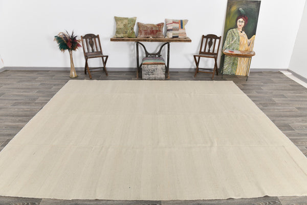 Modern Kilim Manzandaran 9'4" x 10'11" ft