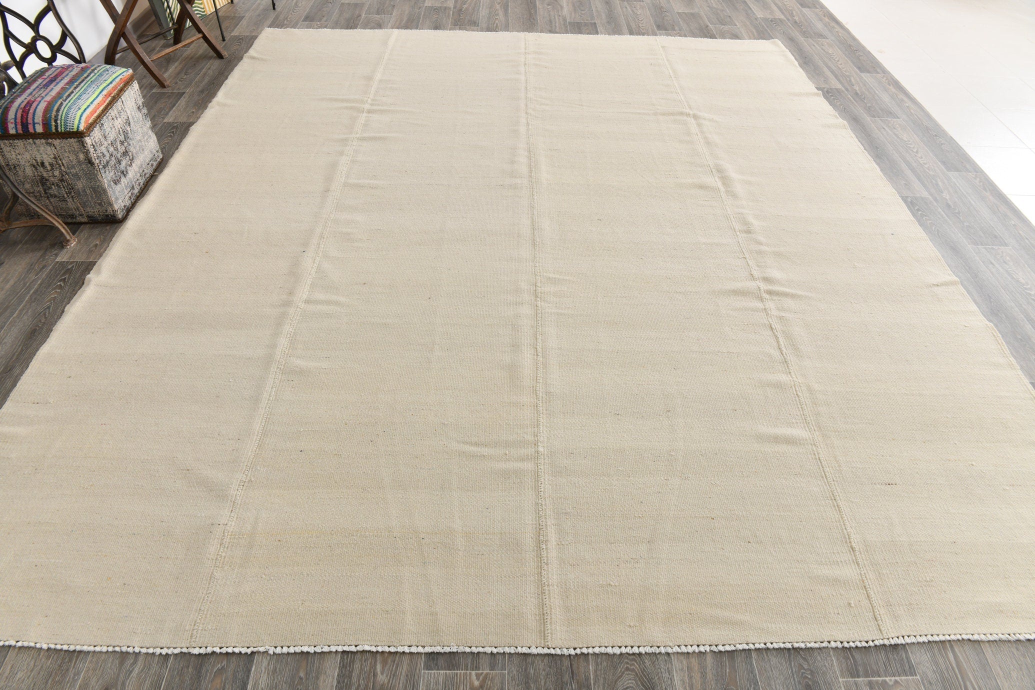 Modern Kilim Manzandaran 9'4" x 10'11" ft