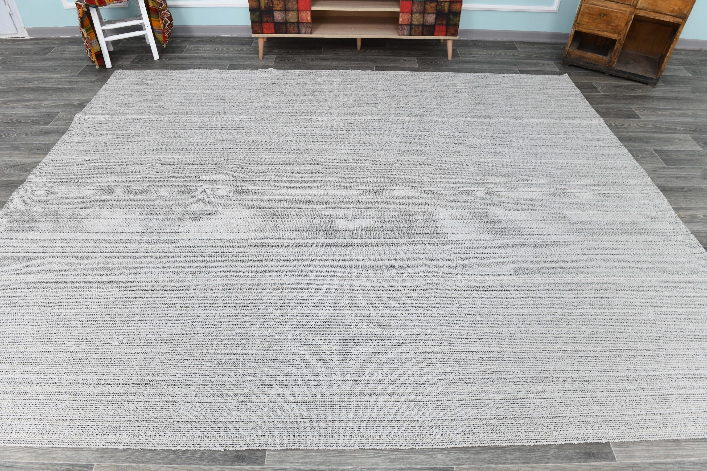 Turkish Flatweave Ethnic Rug 10’2’ x 8’4’