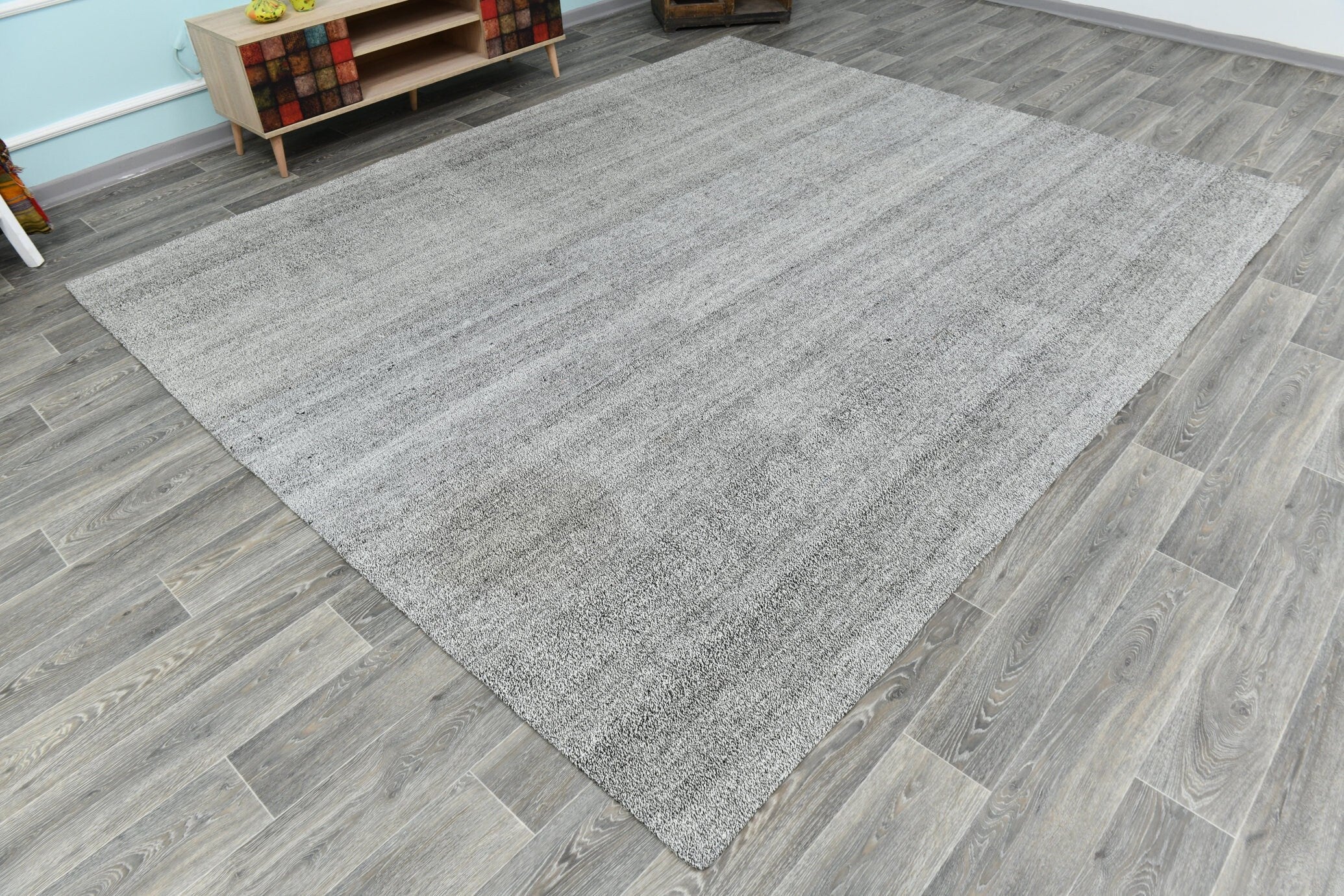 Turkish Flatweave Patchwork Rug 10’3’ x 8’7’