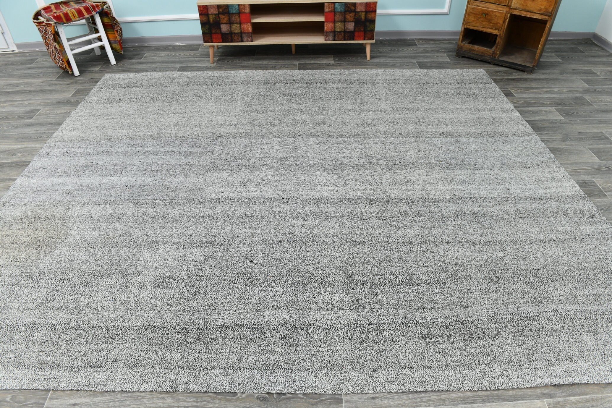 Turkish Flatweave Patchwork Rug 10’3’ x 8’7’