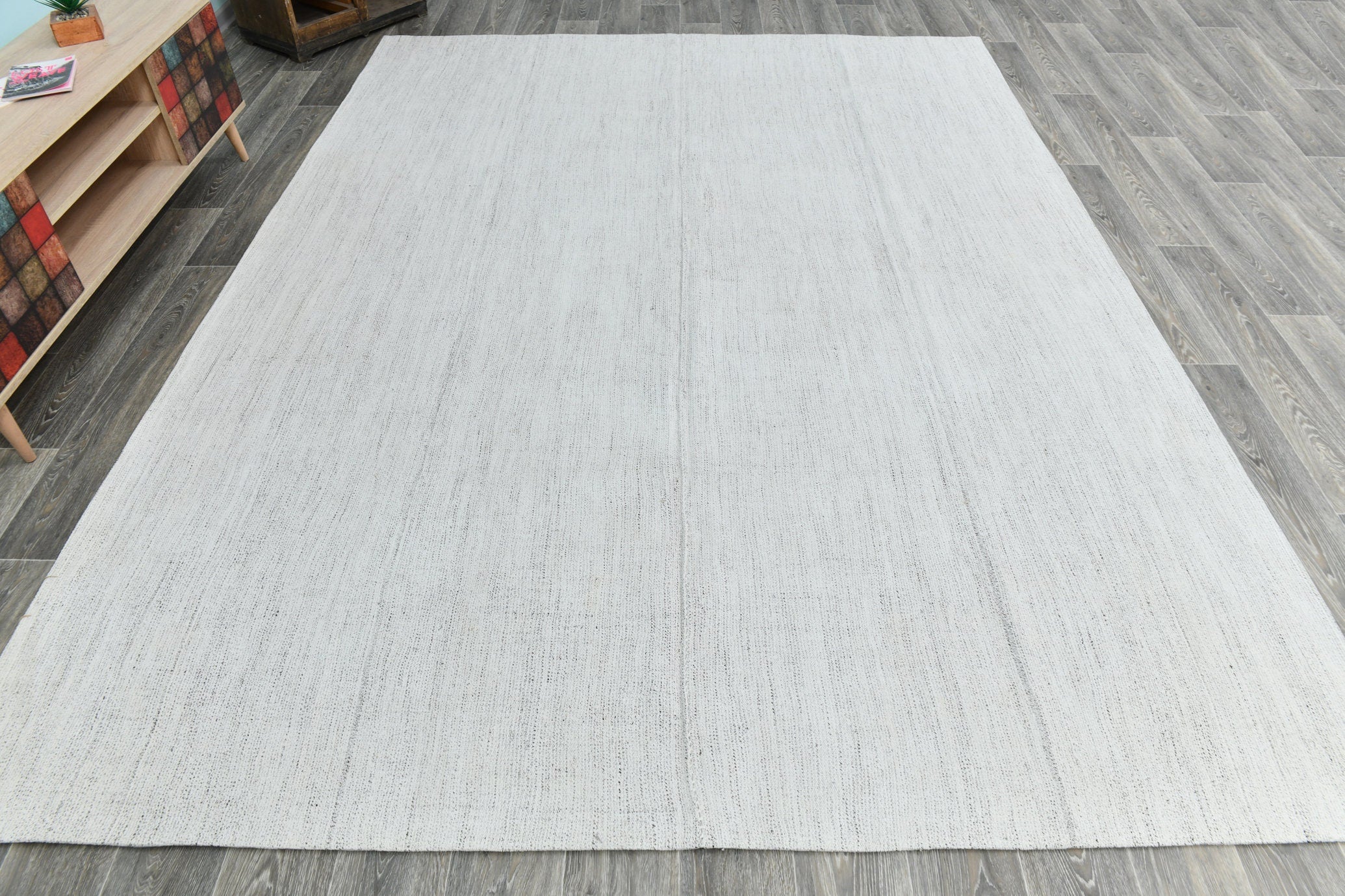 Turkish Flatweave Patchwork Rug 10’6’ x 7’10’
