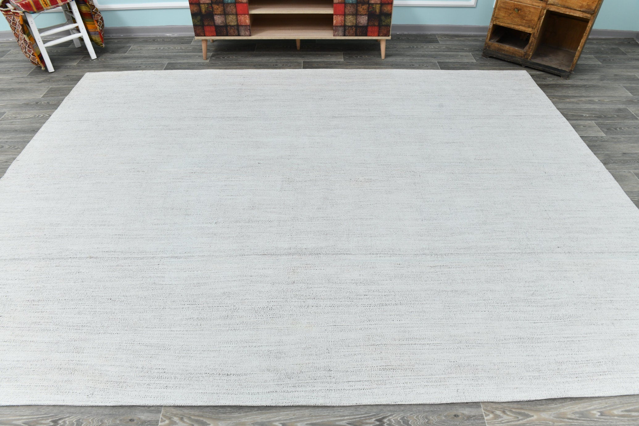 Turkish Flatweave Patchwork Rug 10’6’ x 7’10’
