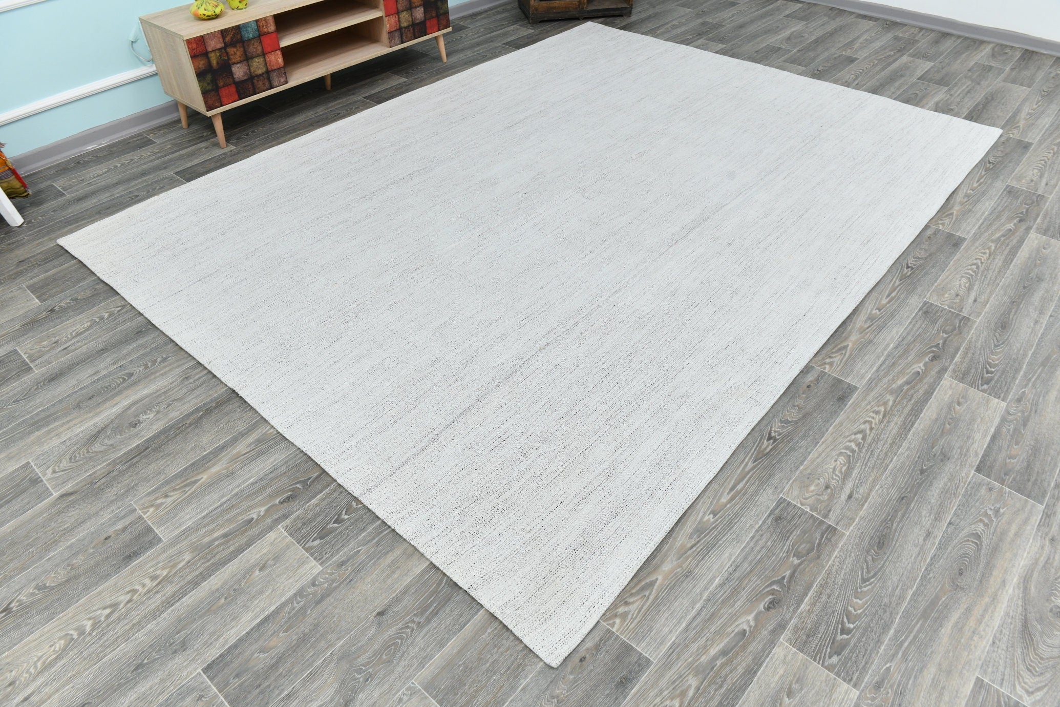 Turkish Flatweave Patchwork Rug 10’6’ x 7’10’