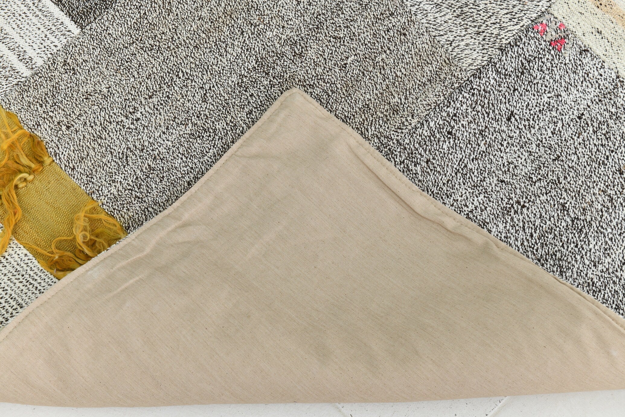 Turkish Flatweave Patchwork Rug 9’11’ x 6’11’
