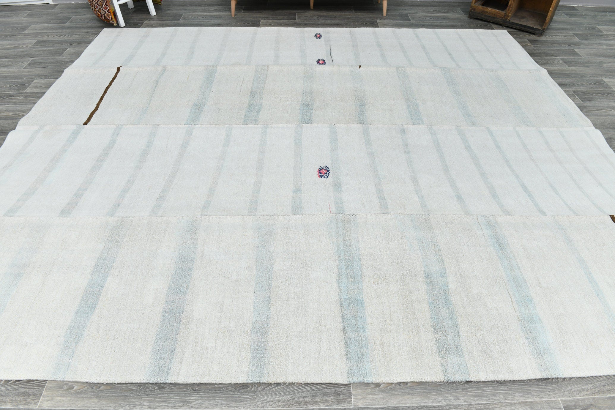 Turkish Hemp Old Rug 11’2’ x 9’8’