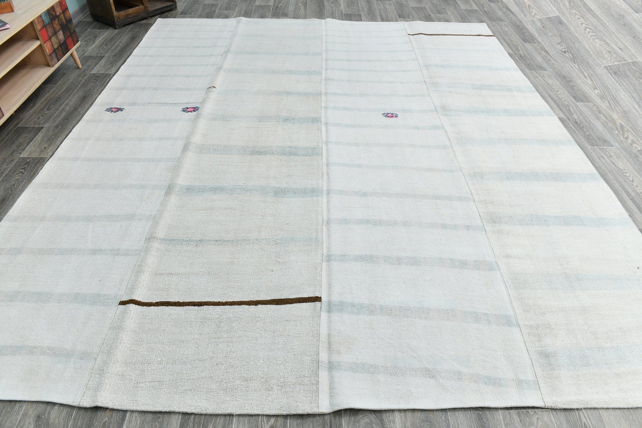 Turkish Hemp Old Rug 11’2’ x 9’8’